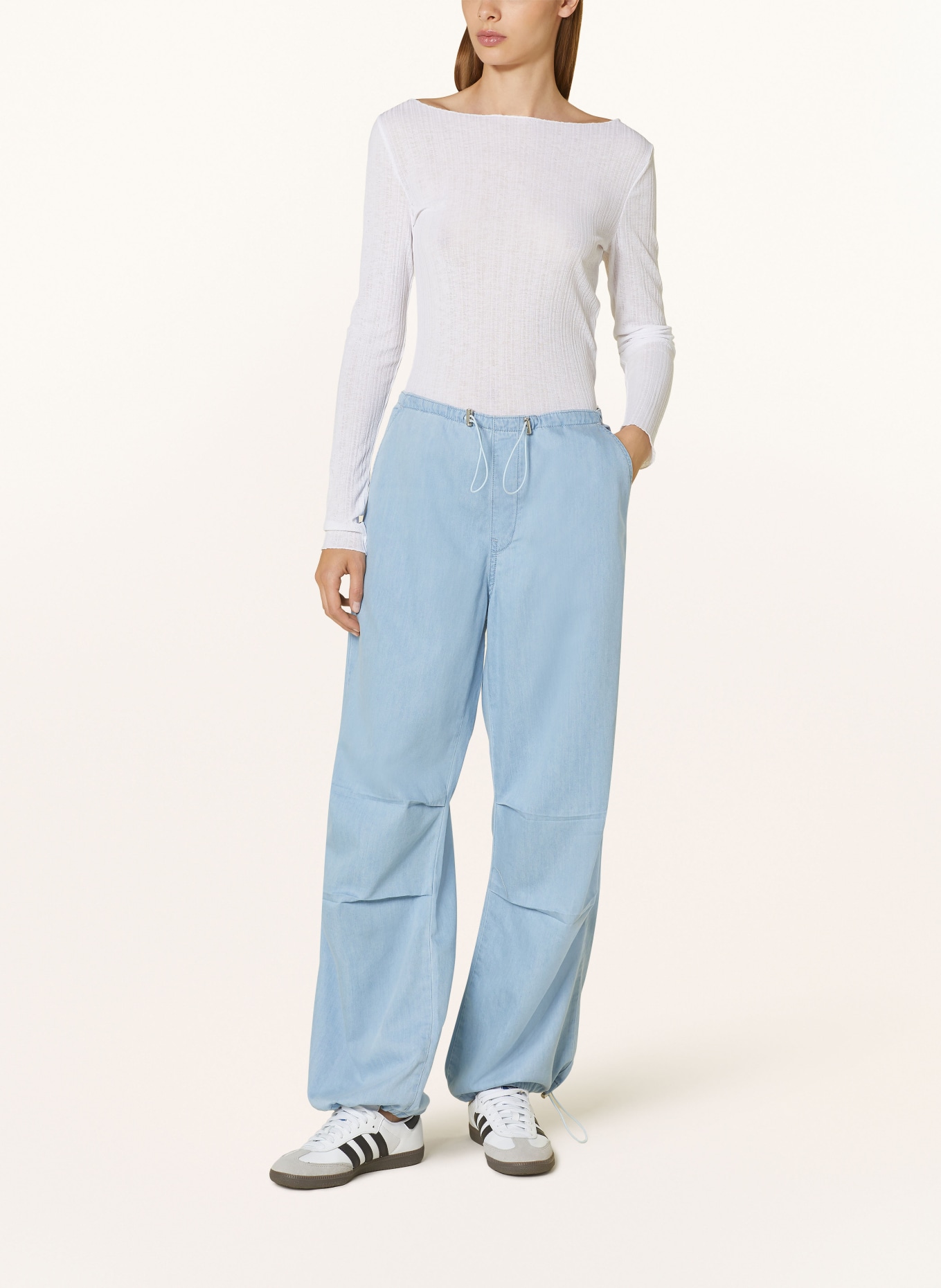 mavi Trousers HILL in denim look, Color: LIGHT BLUE (Image 2)