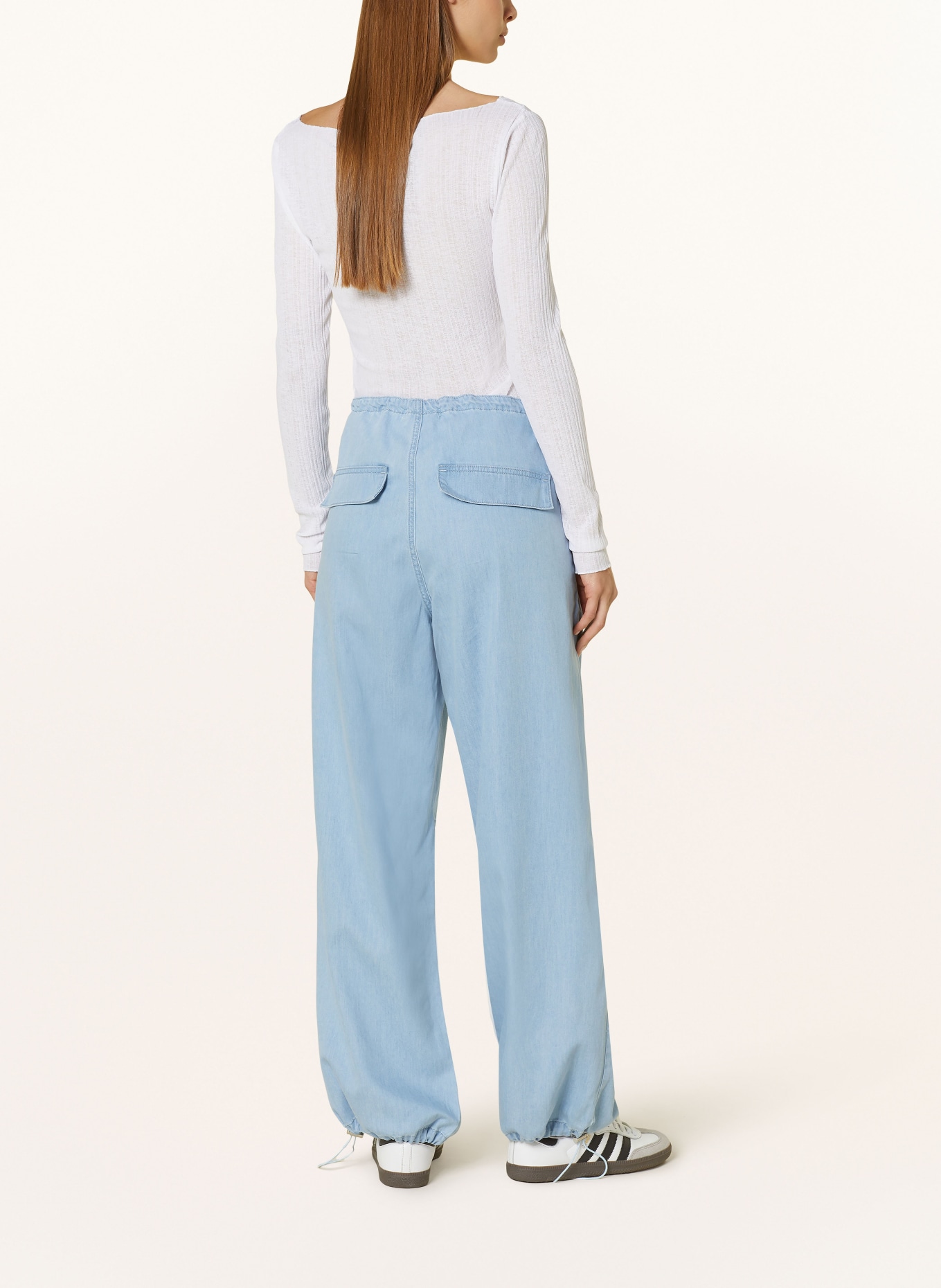 mavi Trousers HILL in denim look, Color: LIGHT BLUE (Image 3)