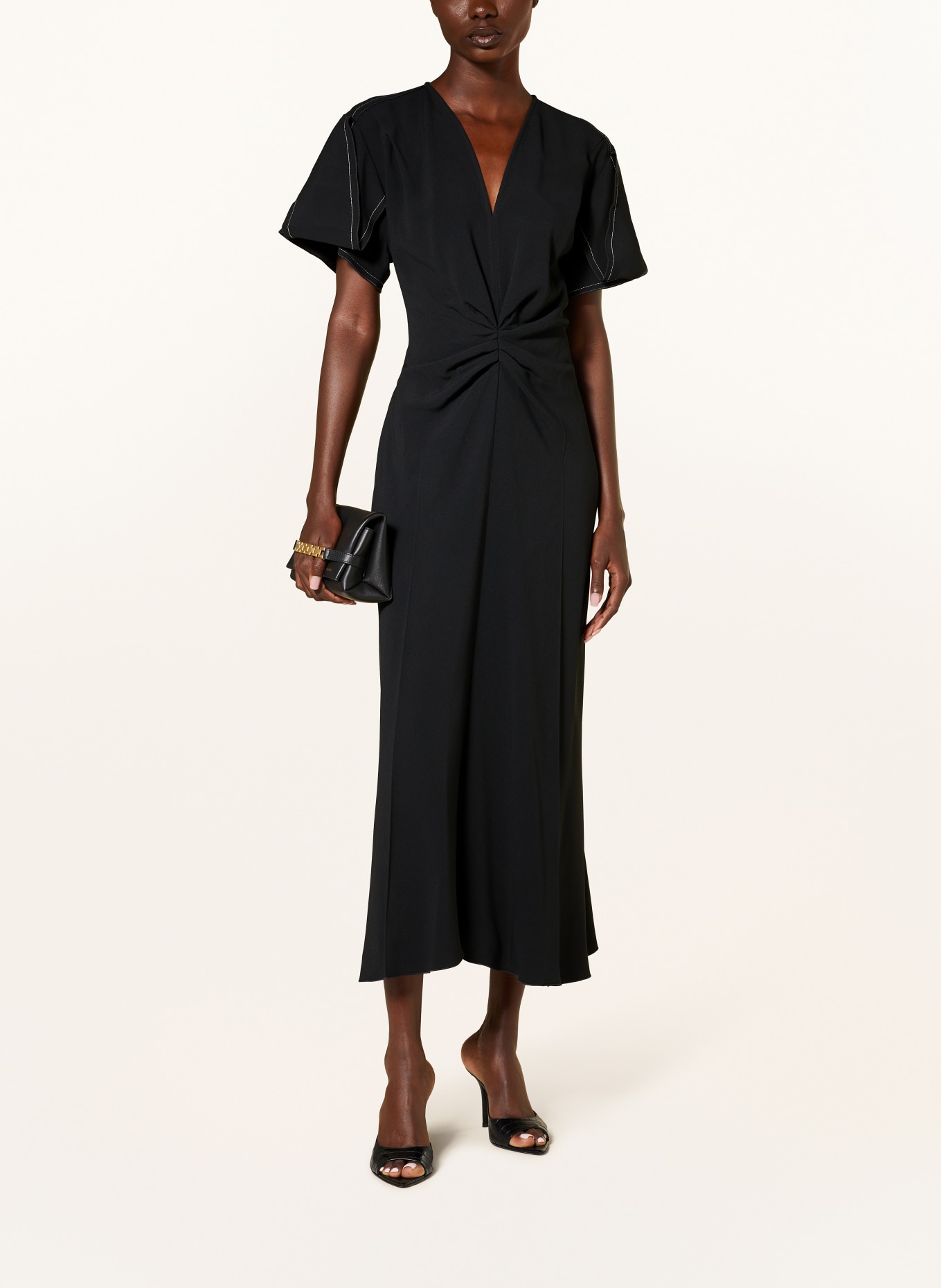 VICTORIA BECKHAM Jerseykleid: SCHWARZ