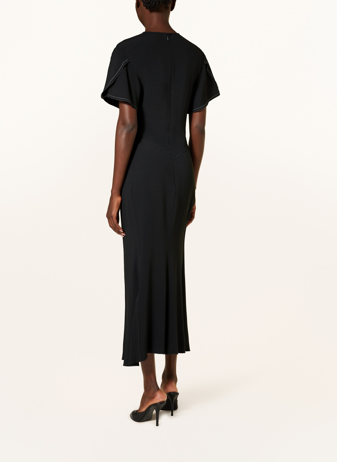 VICTORIA BECKHAM Jerseykleid: SCHWARZ