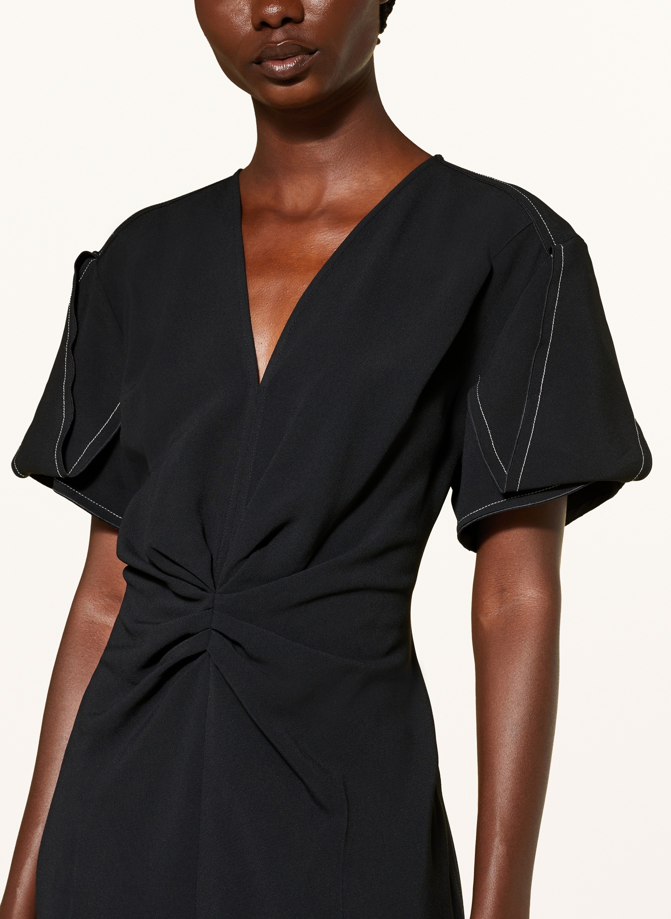 VICTORIA BECKHAM Jerseykleid: SCHWARZ