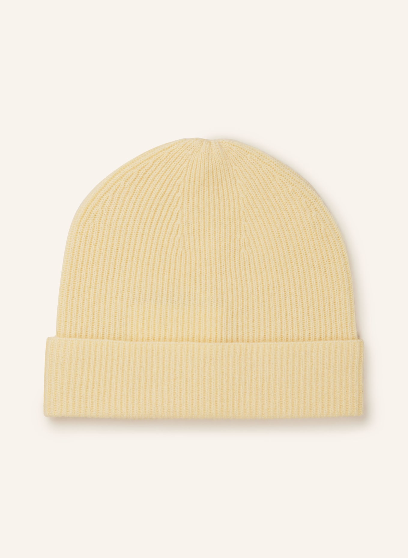 darling harbour Cashmere-Mütze: HELLGELB
