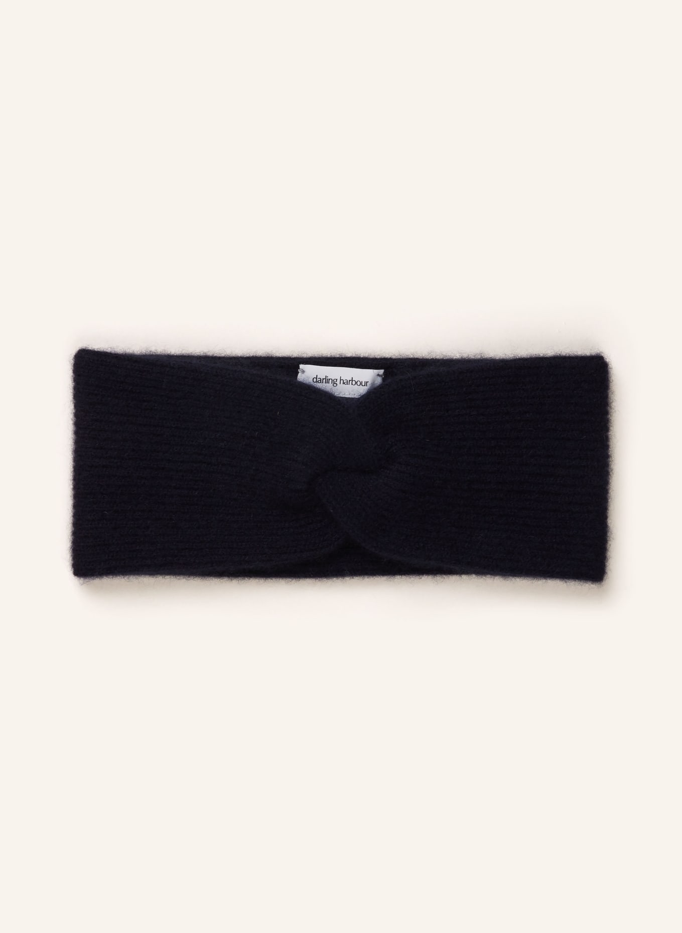 darling harbour Headband in cashmere: DARK BLUE