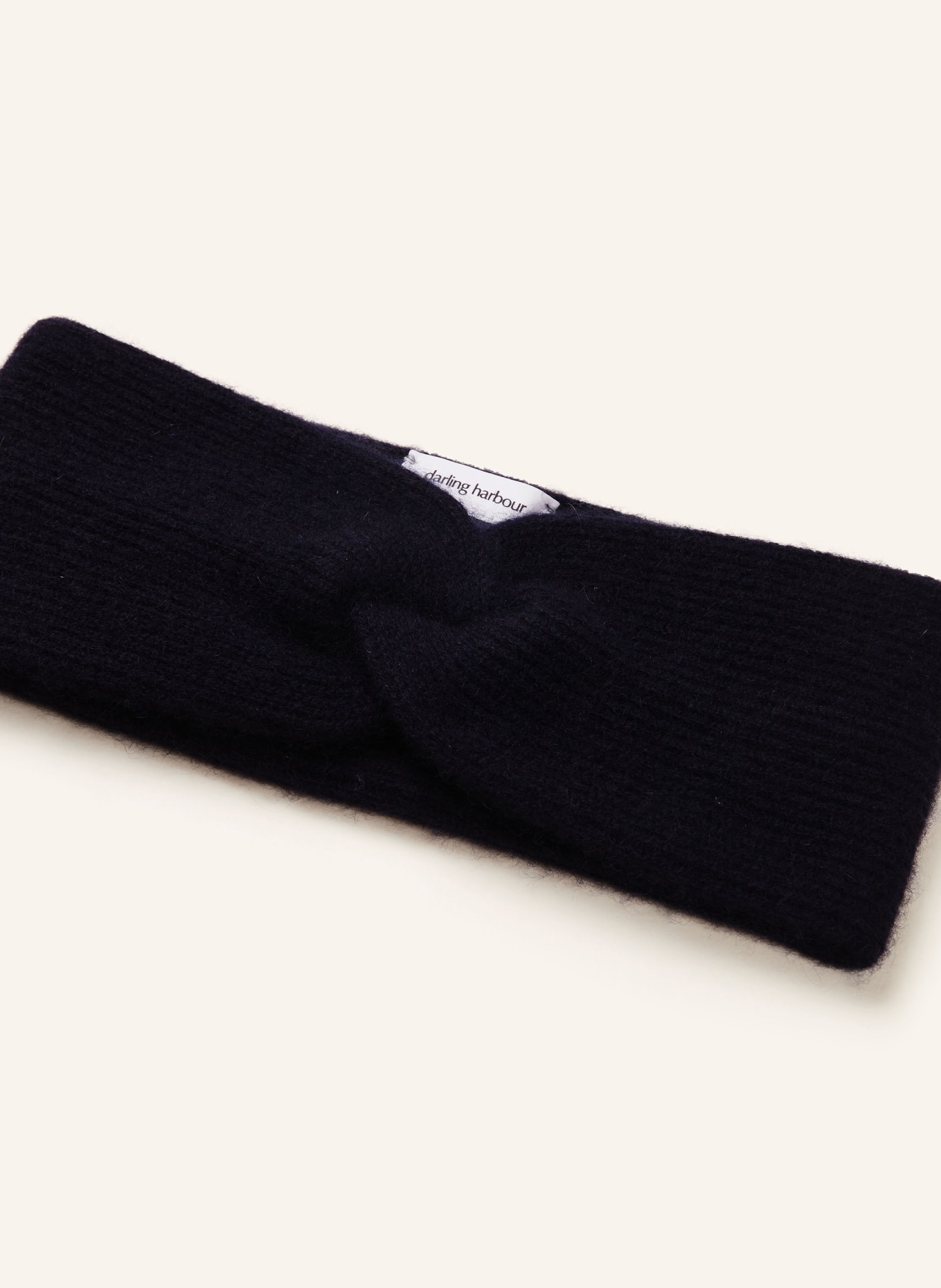 darling harbour Headband in cashmere: DARK BLUE