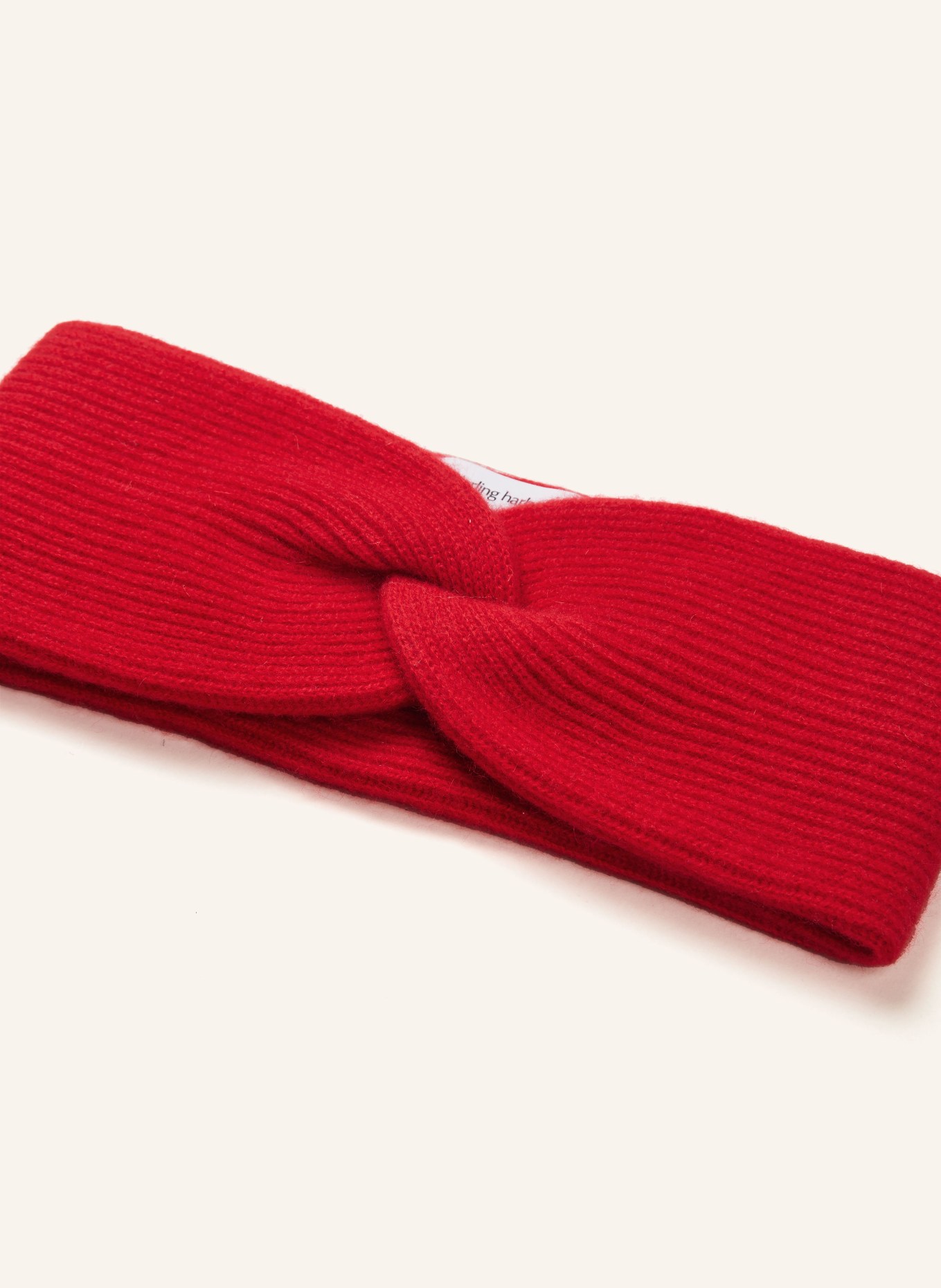 darling harbour Stirnband aus Cashmere: ROT