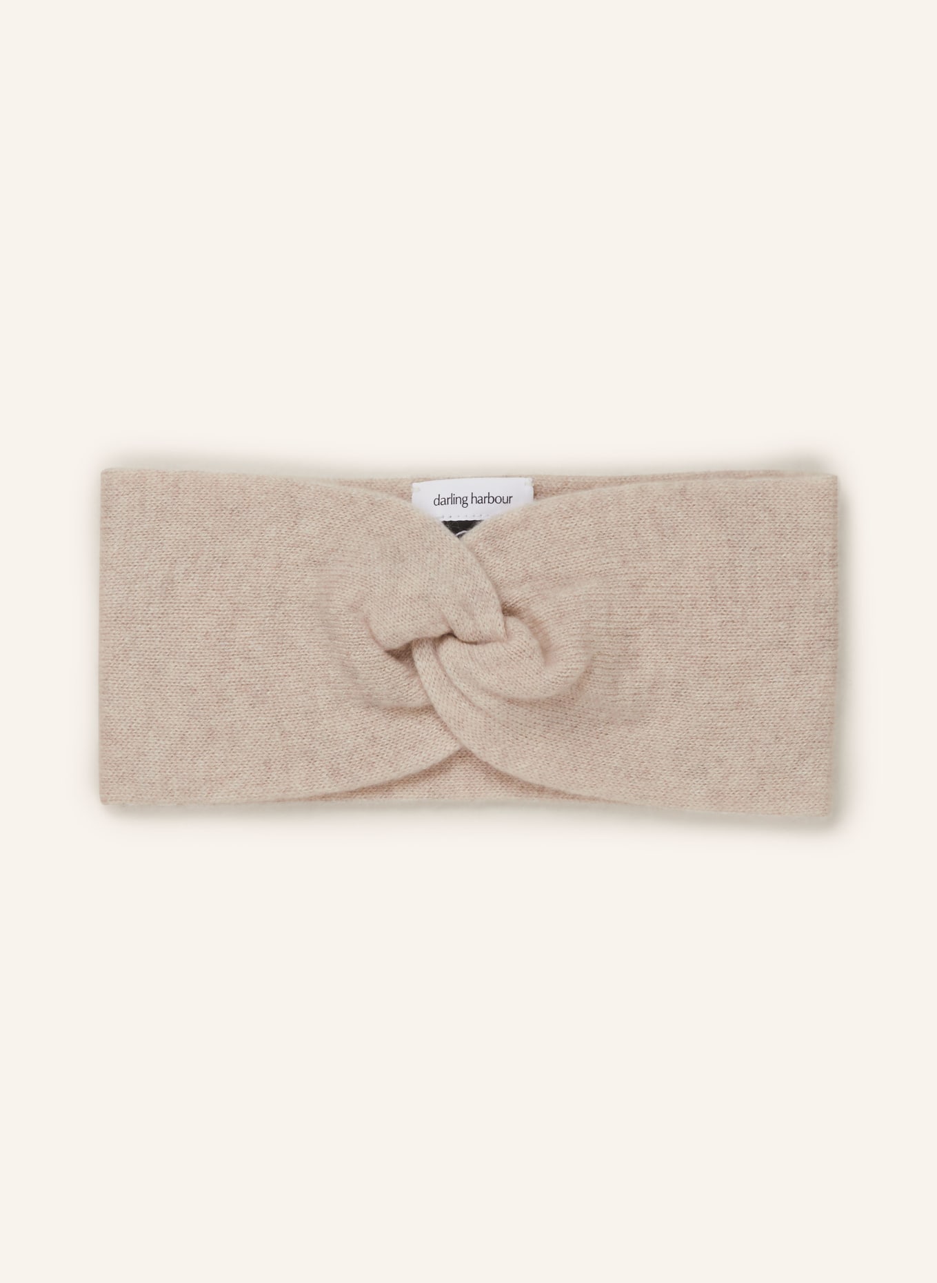 darling harbour Stirnband aus Cashmere: CREME