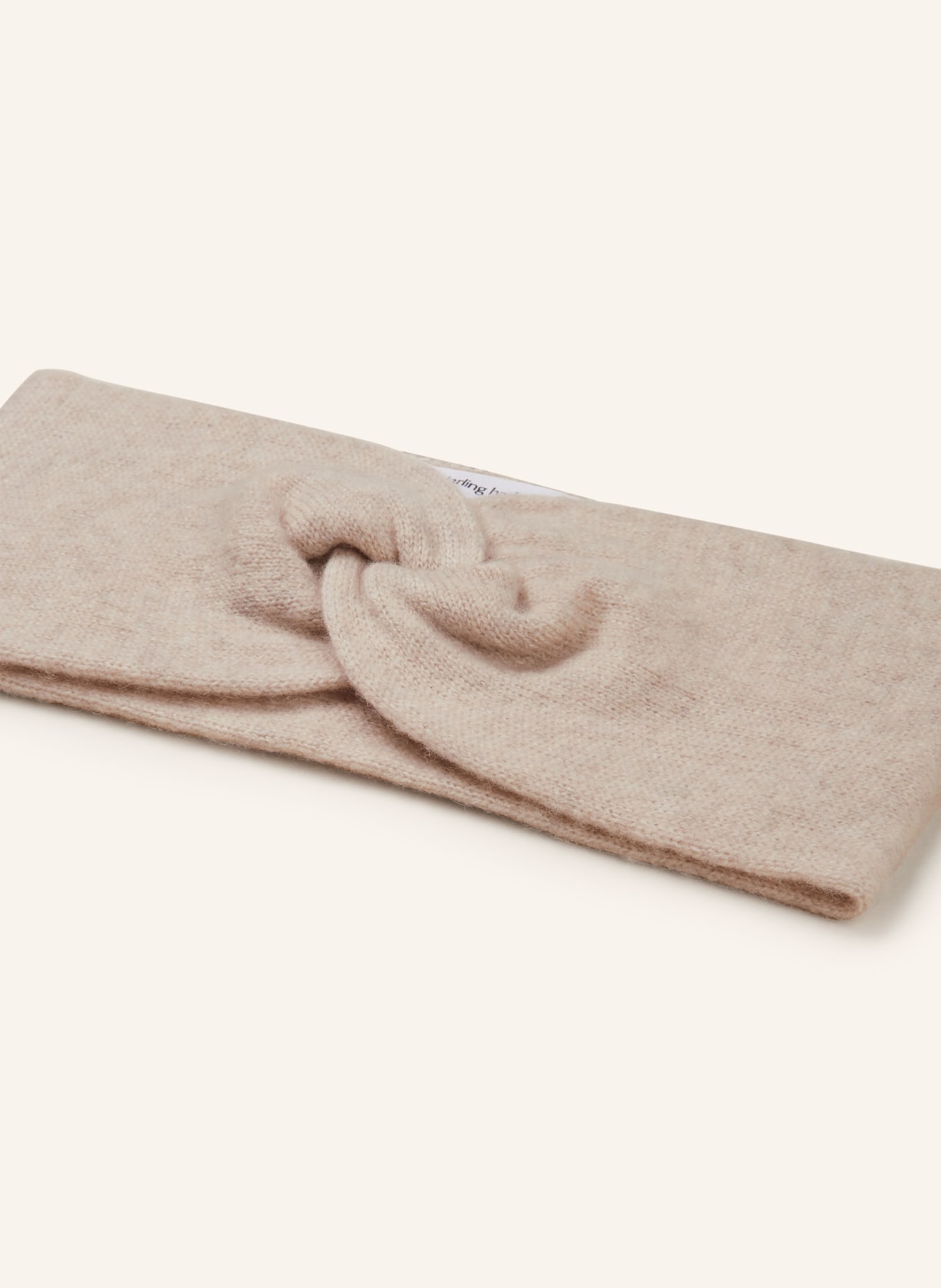 darling harbour Stirnband aus Cashmere: CREME