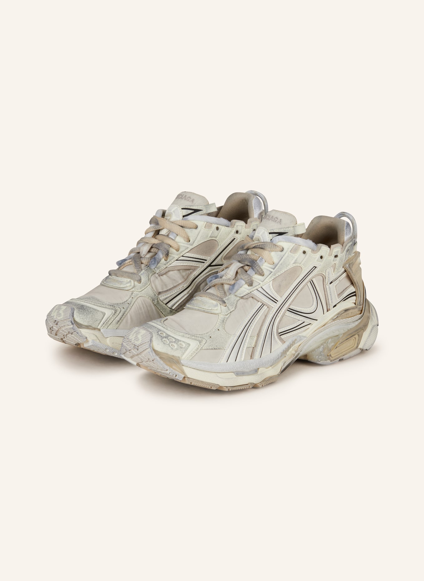 BALENCIAGA Sneaker RUNNER, Farbe: BEIGE/ WEISS (Bild 1)