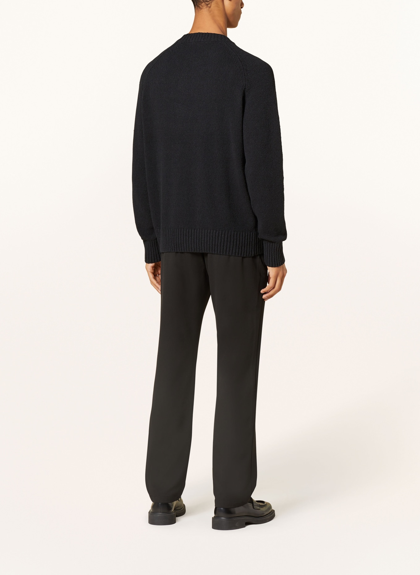LES DEUX Bouclé sweater BRAD, Color: BLACK (Image 3)