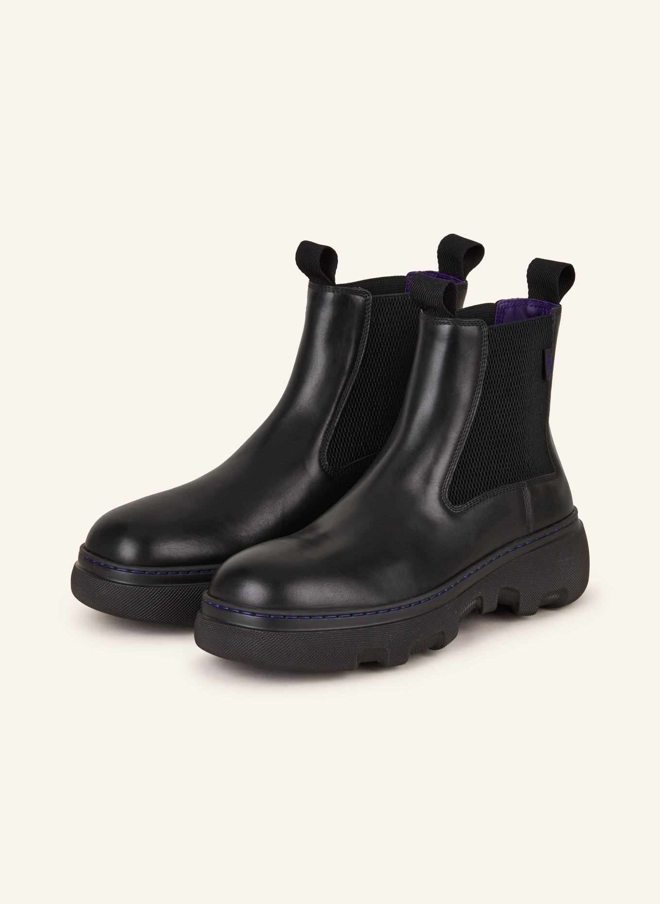 BURBERRY Chelsea boots MINI CREEPER, Color: BLACK (Image 1)