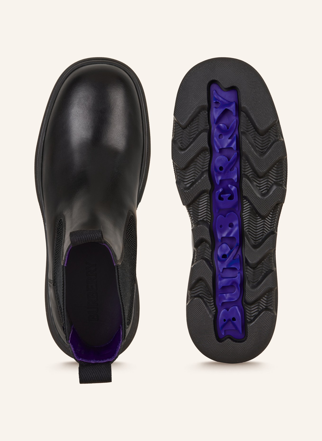 BURBERRY Chelsea boots MINI CREEPER, Color: BLACK (Image 5)