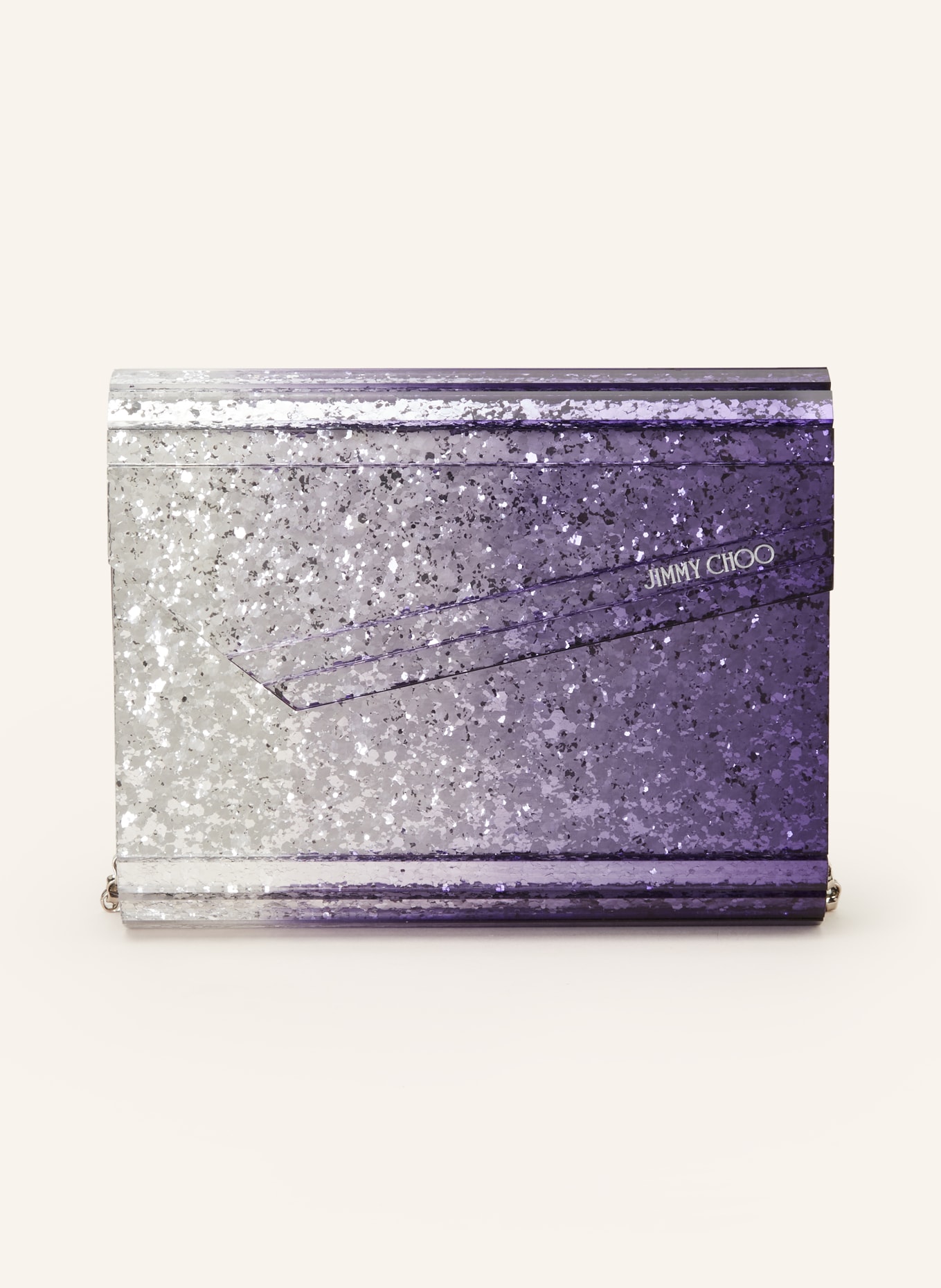 JIMMY CHOO Clutch CANDY, Color: PURPLE/ SILVER (Image 1)