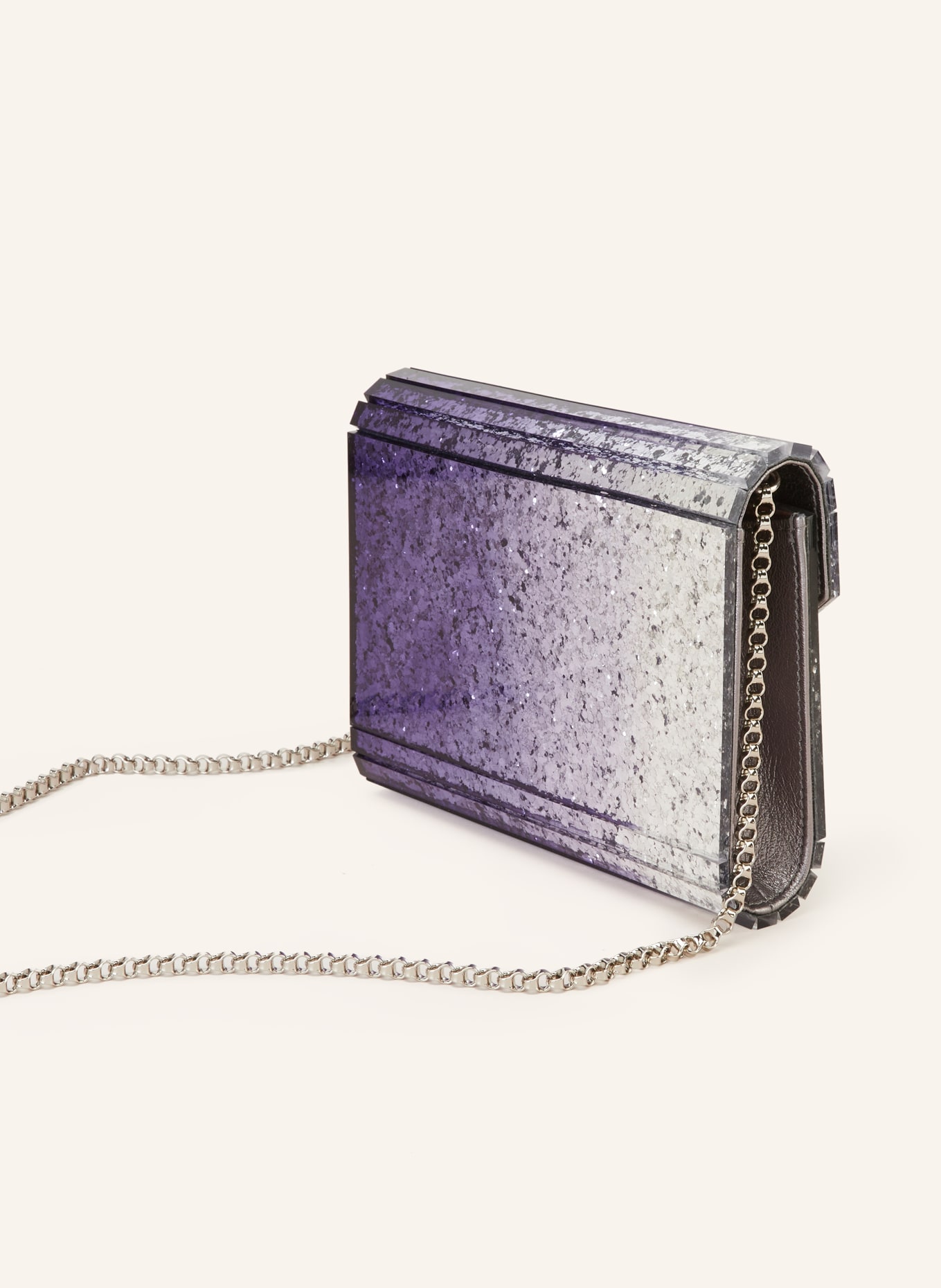 JIMMY CHOO Clutch CANDY, Color: PURPLE/ SILVER (Image 2)