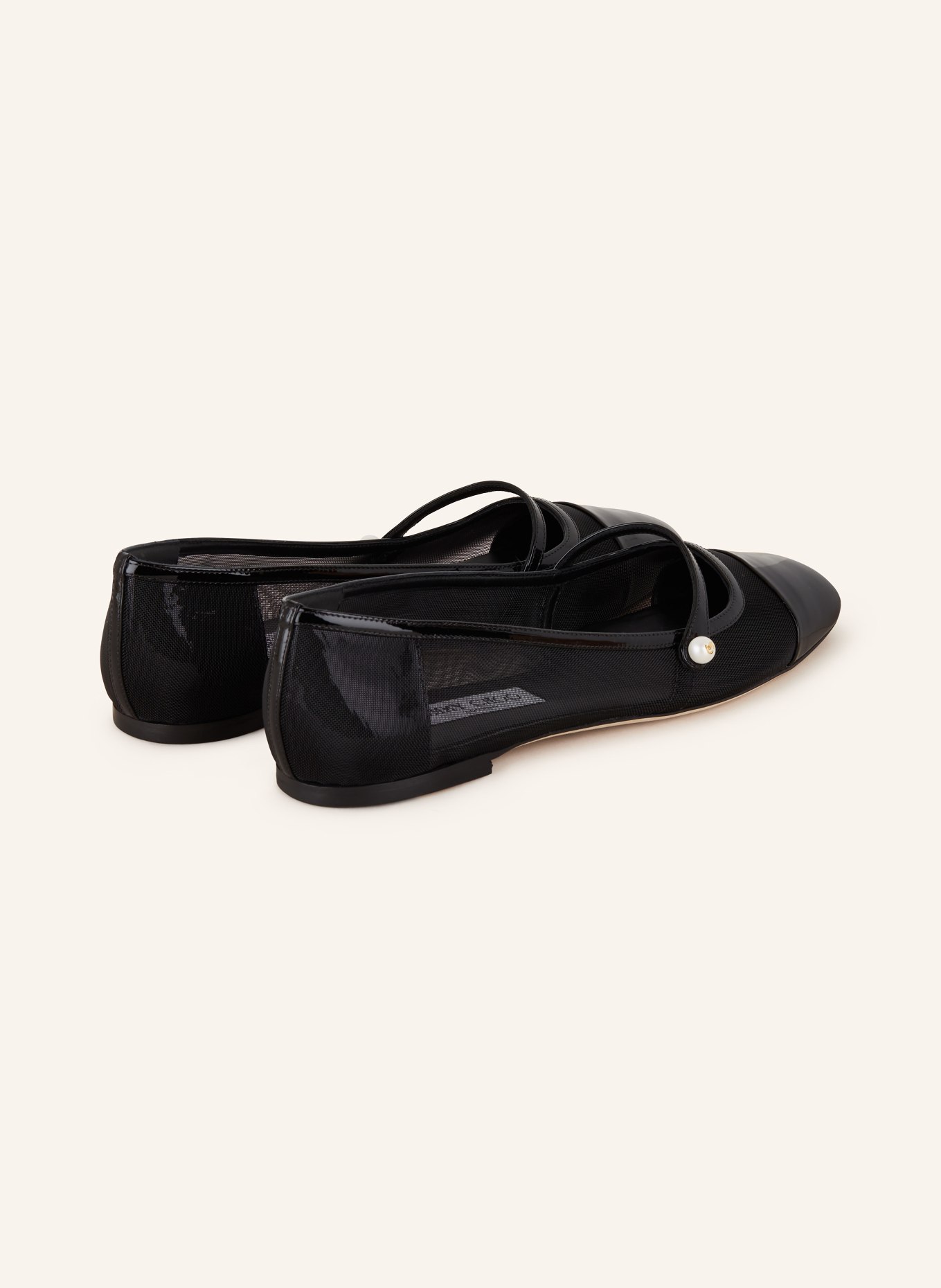 JIMMY CHOO Mary-Jane-Ballerinas ELISA: SCHWARZ