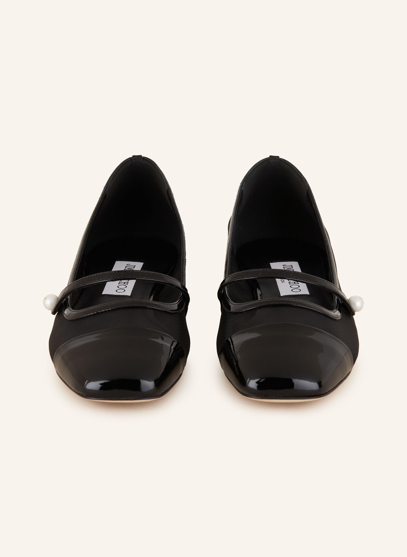 JIMMY CHOO Mary-Jane-Ballerinas ELISA: SCHWARZ