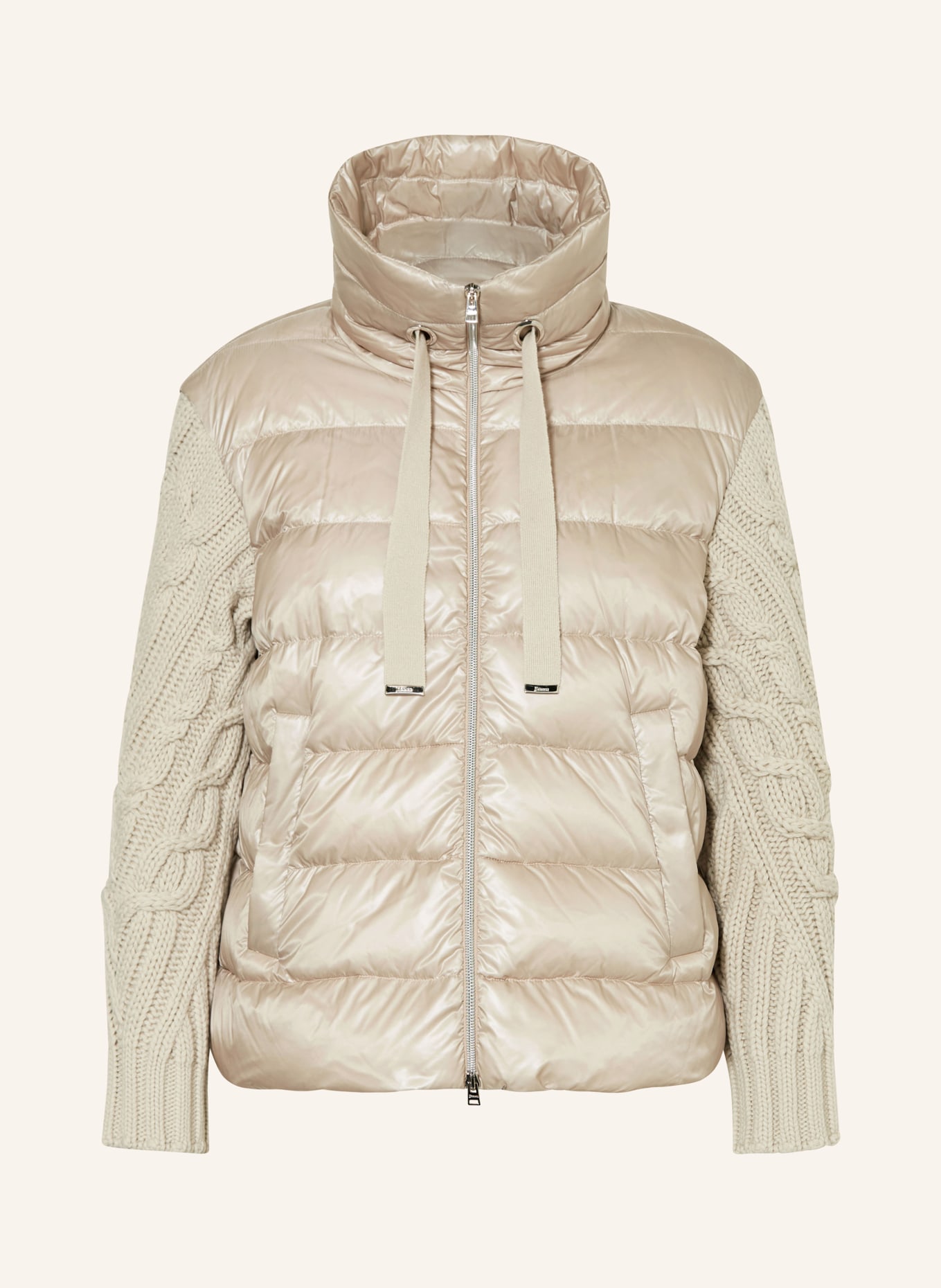 HERNO Down jacket in mixed materials, Color: 1985 CHANTILLY (Image 1)