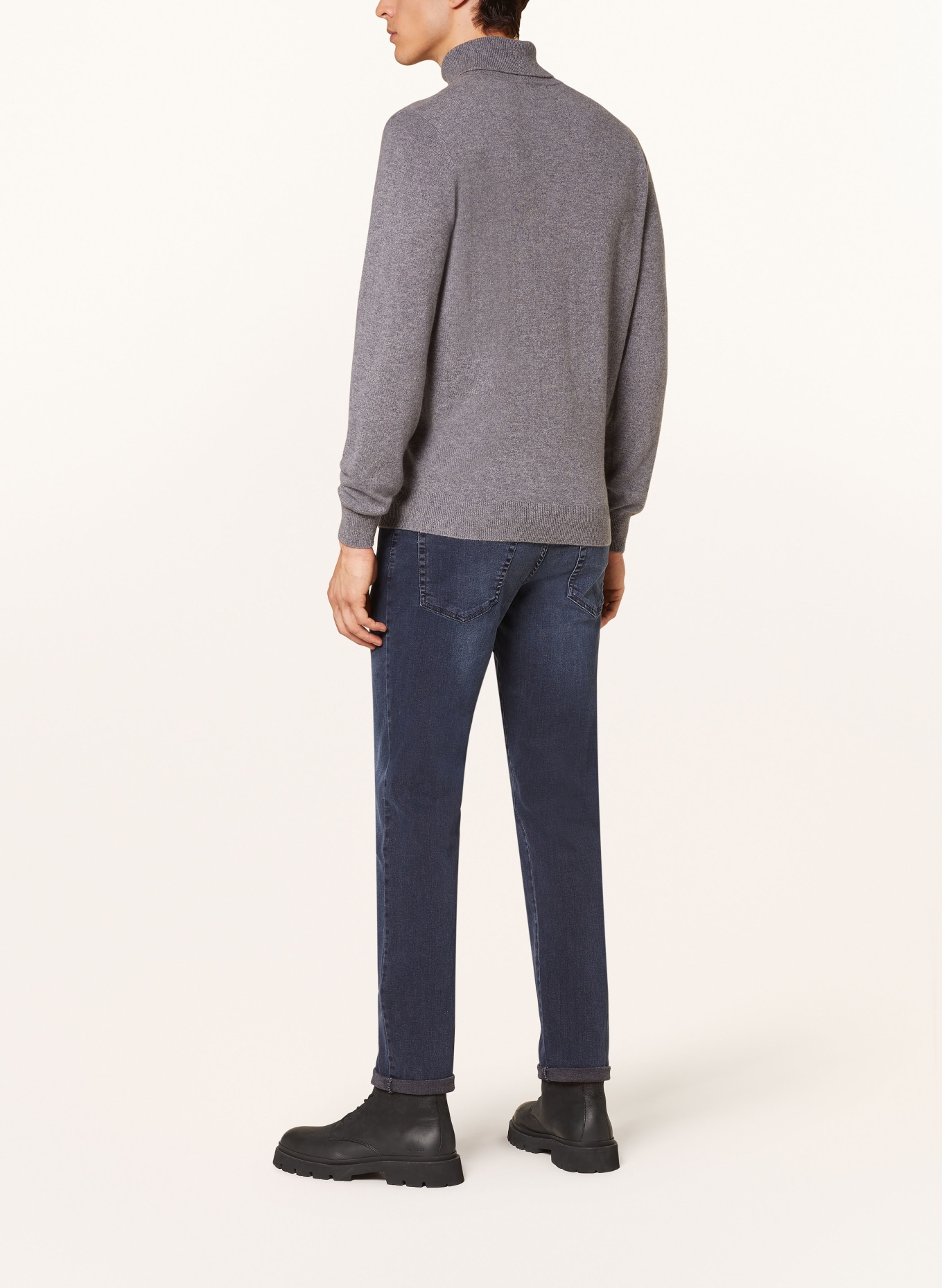 STROKESMAN'S Rollkragenpullover aus Cashmere: GRAU