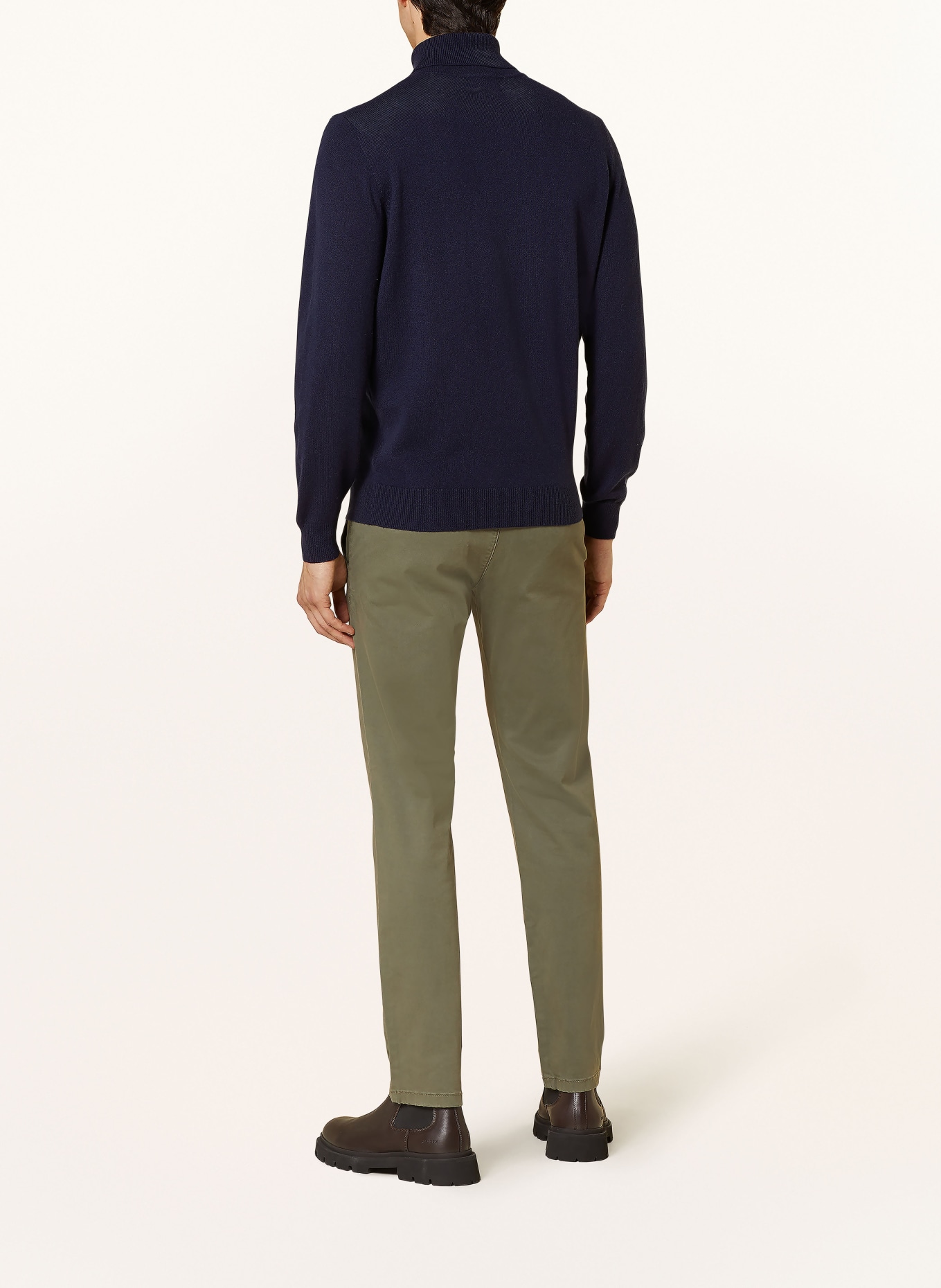 STROKESMAN'S Rollkragenpullover aus Cashmere: DUNKELBLAU