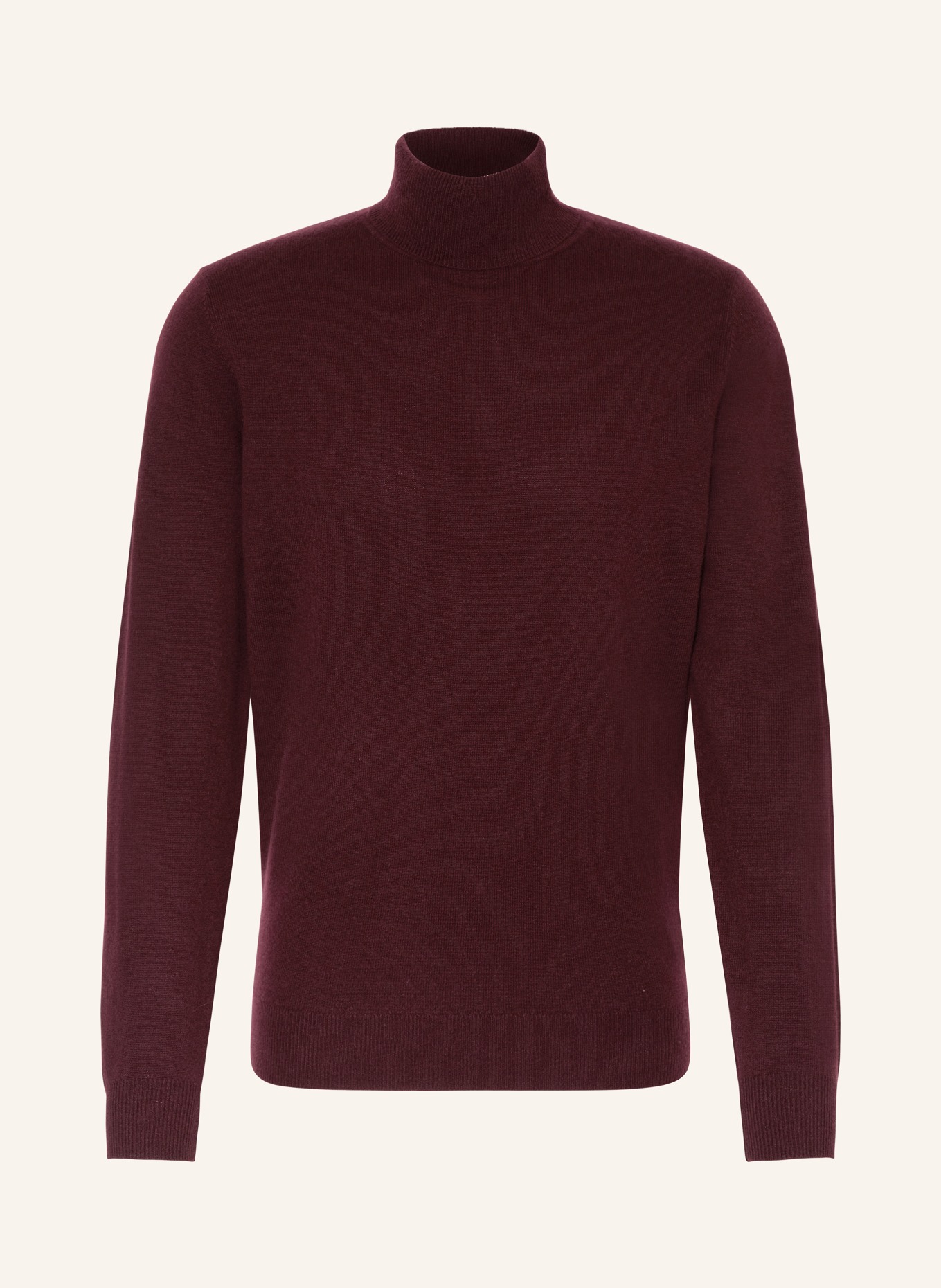 STROKESMAN'S Rollkragenpullover aus Cashmere: DUNKELROT