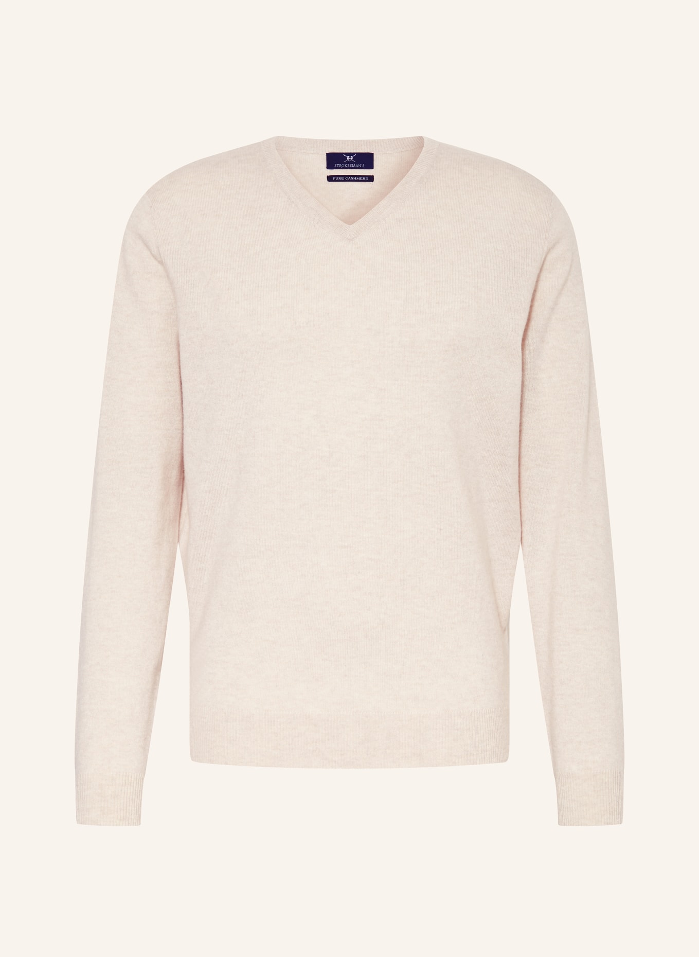 STROKESMAN'S Cashmere-Pullover, Farbe: CREME (Bild 1)