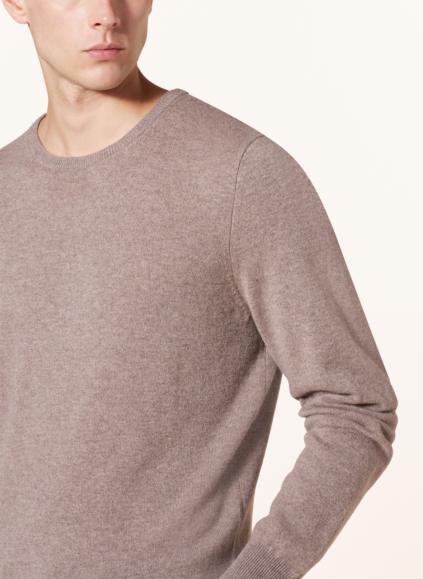 STROKESMAN'S Cashmere-Pullover, Farbe: TAUPE (Bild 4)