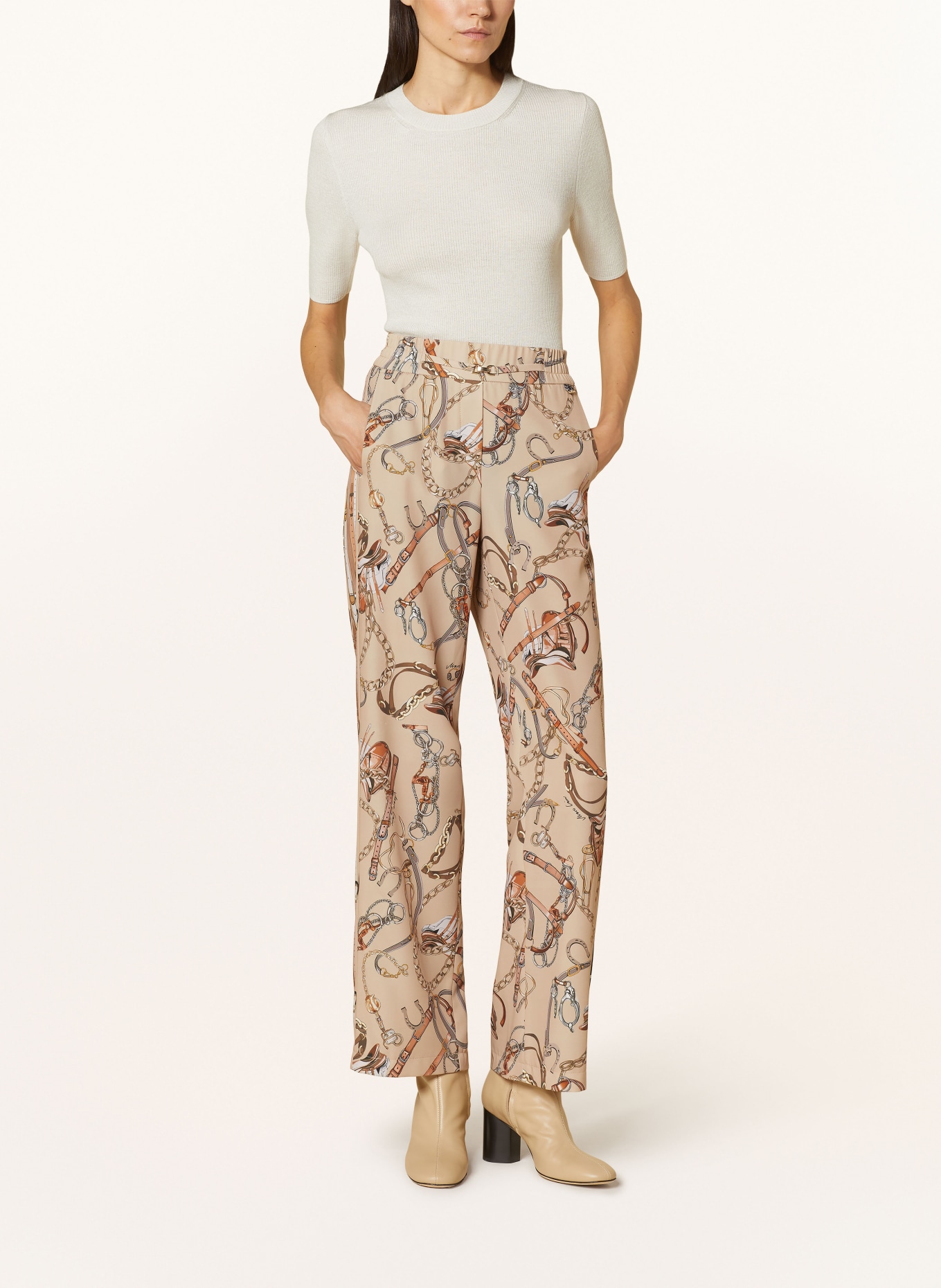 MARC CAIN Trousers WASHINGTON, Color: 616 deep sand (Image 2)