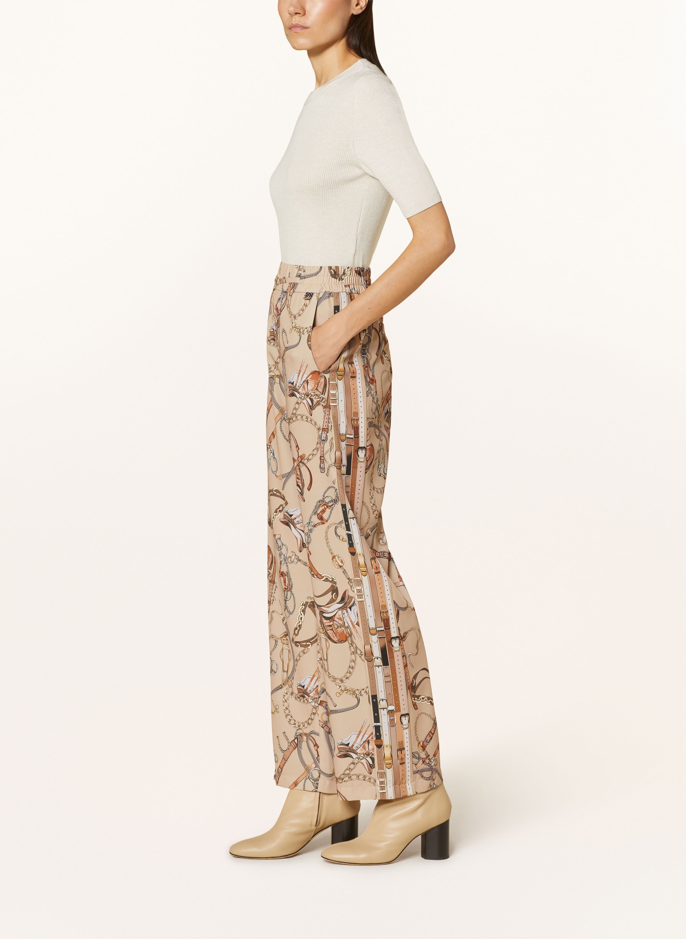 MARC CAIN Trousers WASHINGTON, Color: 616 deep sand (Image 4)