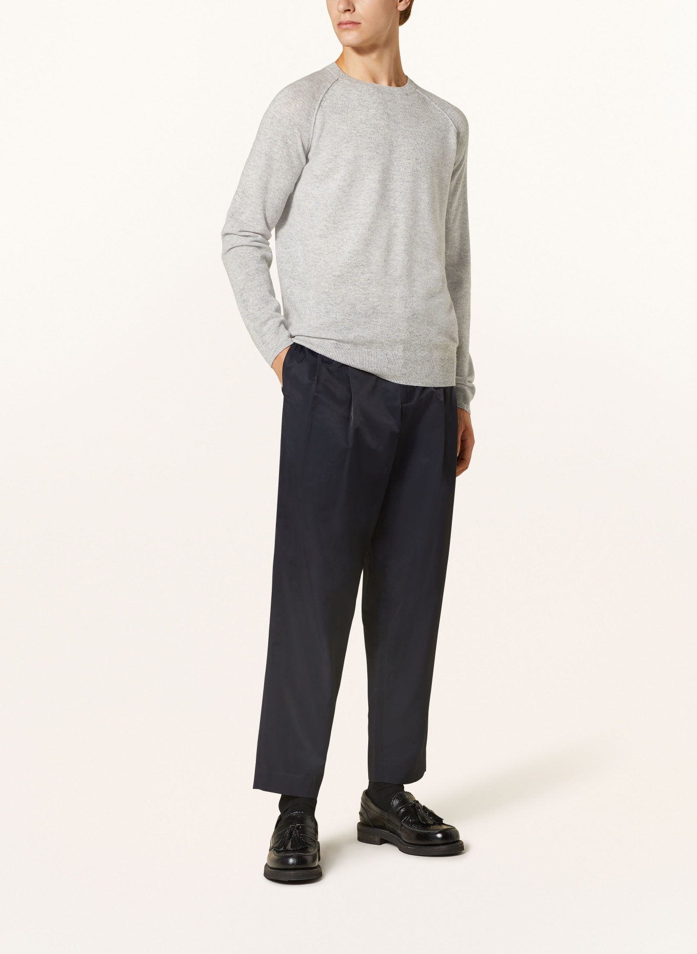 PAUL Cashmere-Pullover: HELLGRAU