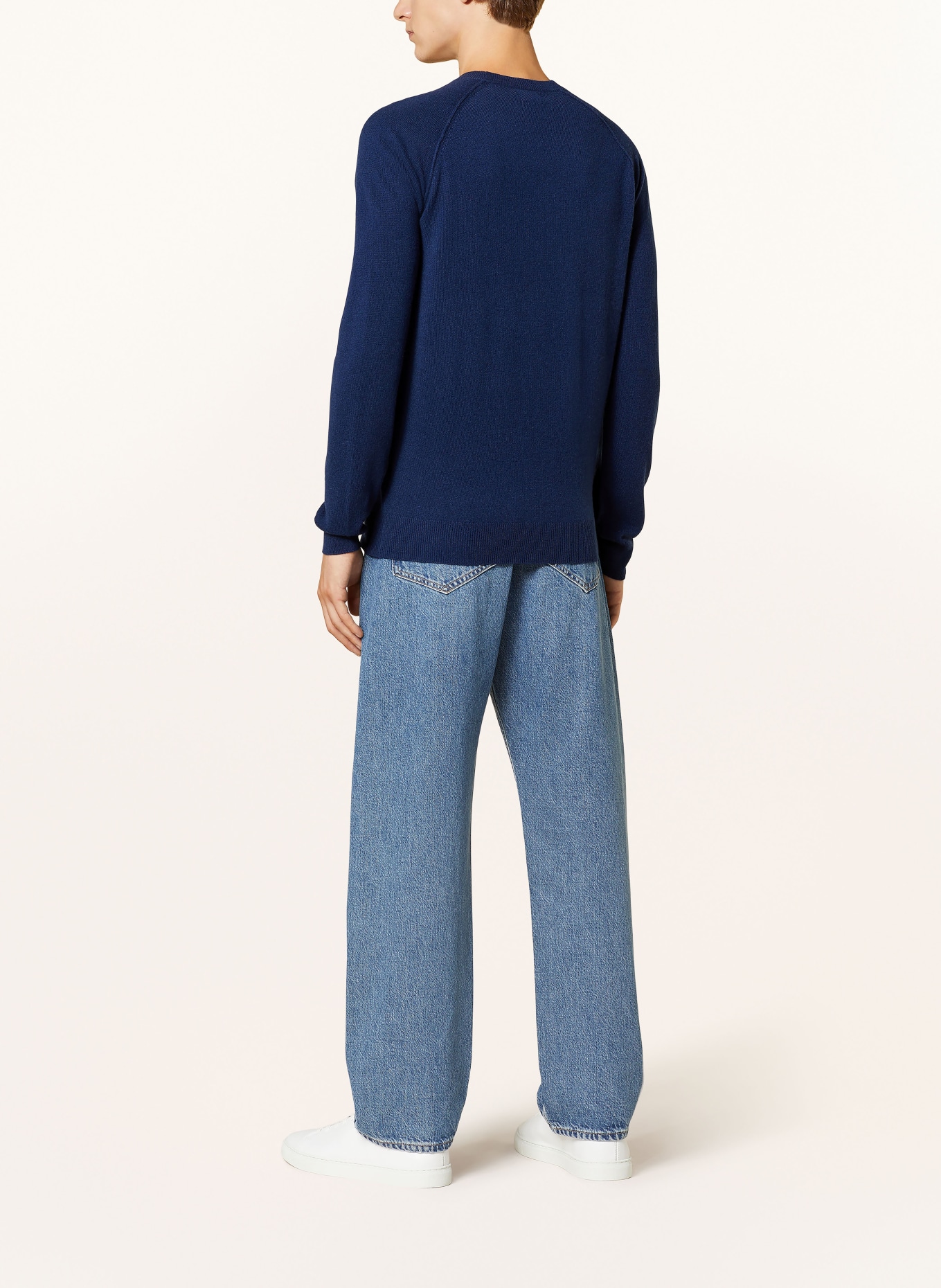 PAUL Cashmere sweater: DARK BLUE