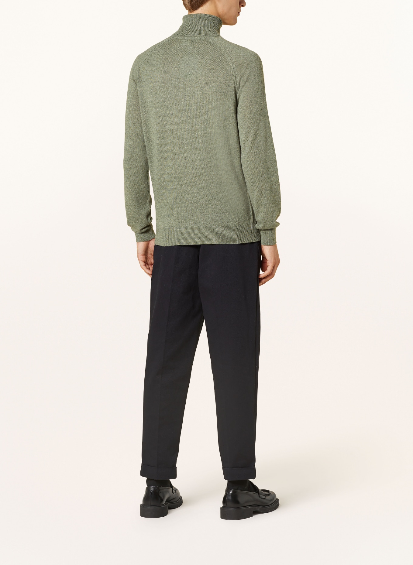 PAUL Rollkragenpullover aus Cashmere: OLIV