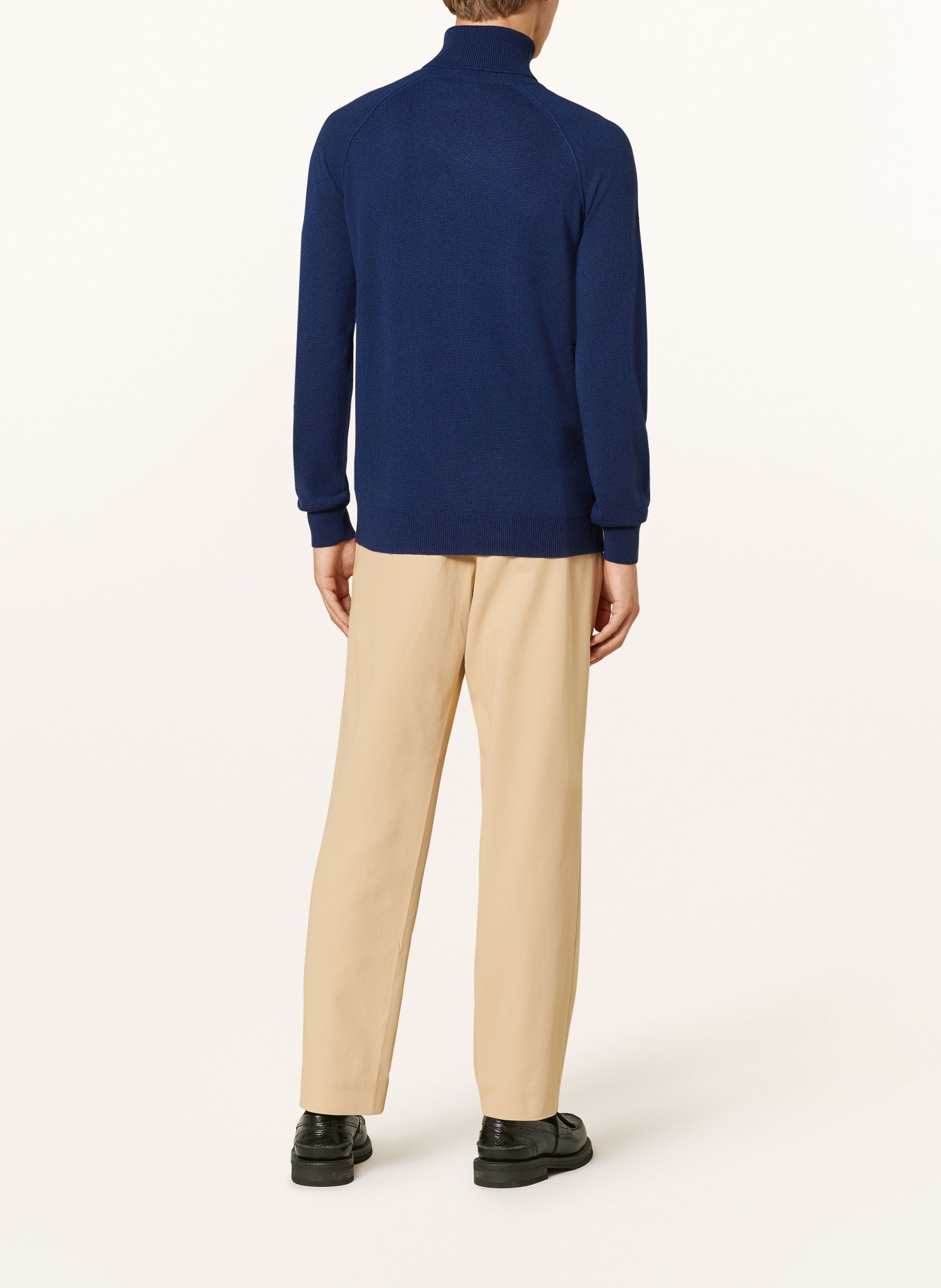 PAUL Rollkragenpullover aus Cashmere: DUNKELBLAU