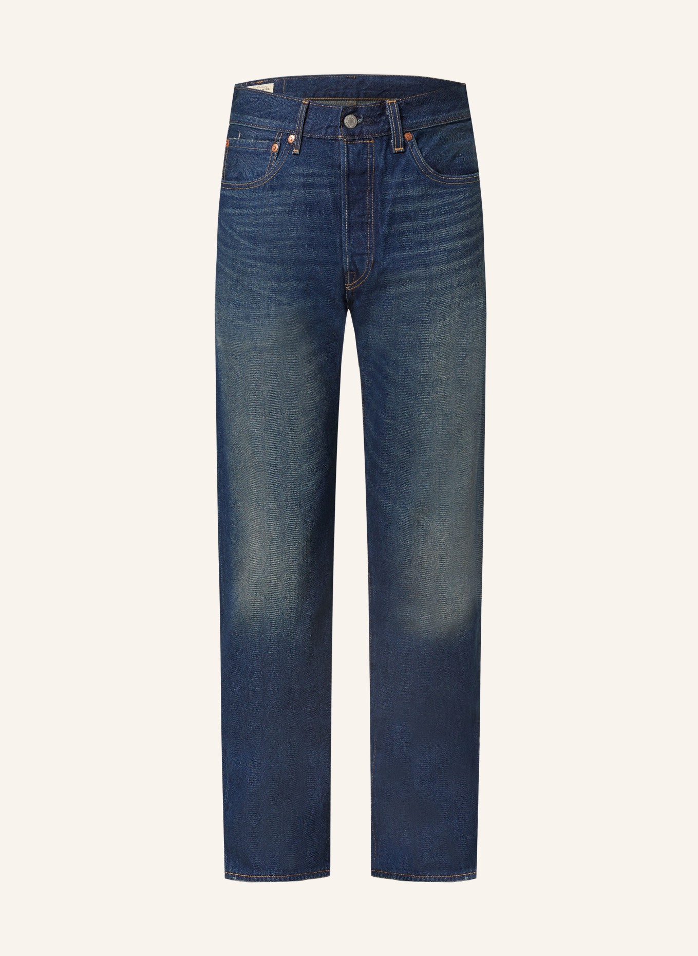 Levi's® Jeans 501 Straight Fit, Farbe: 92 Dark Indigo - Worn In (Bild 1)