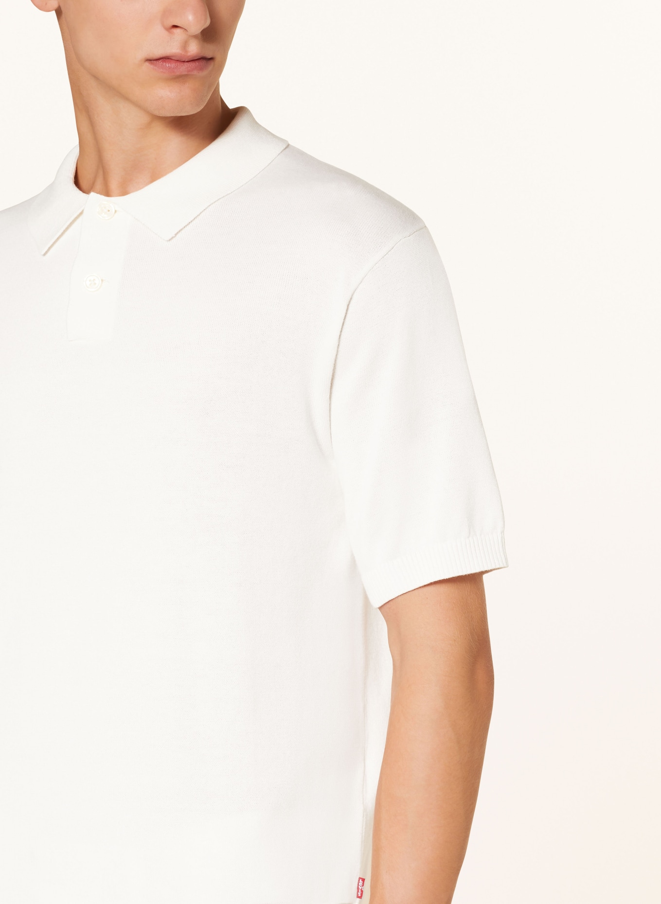 Levi's® Strick-Poloshirt, Farbe: ECRU (Bild 4)