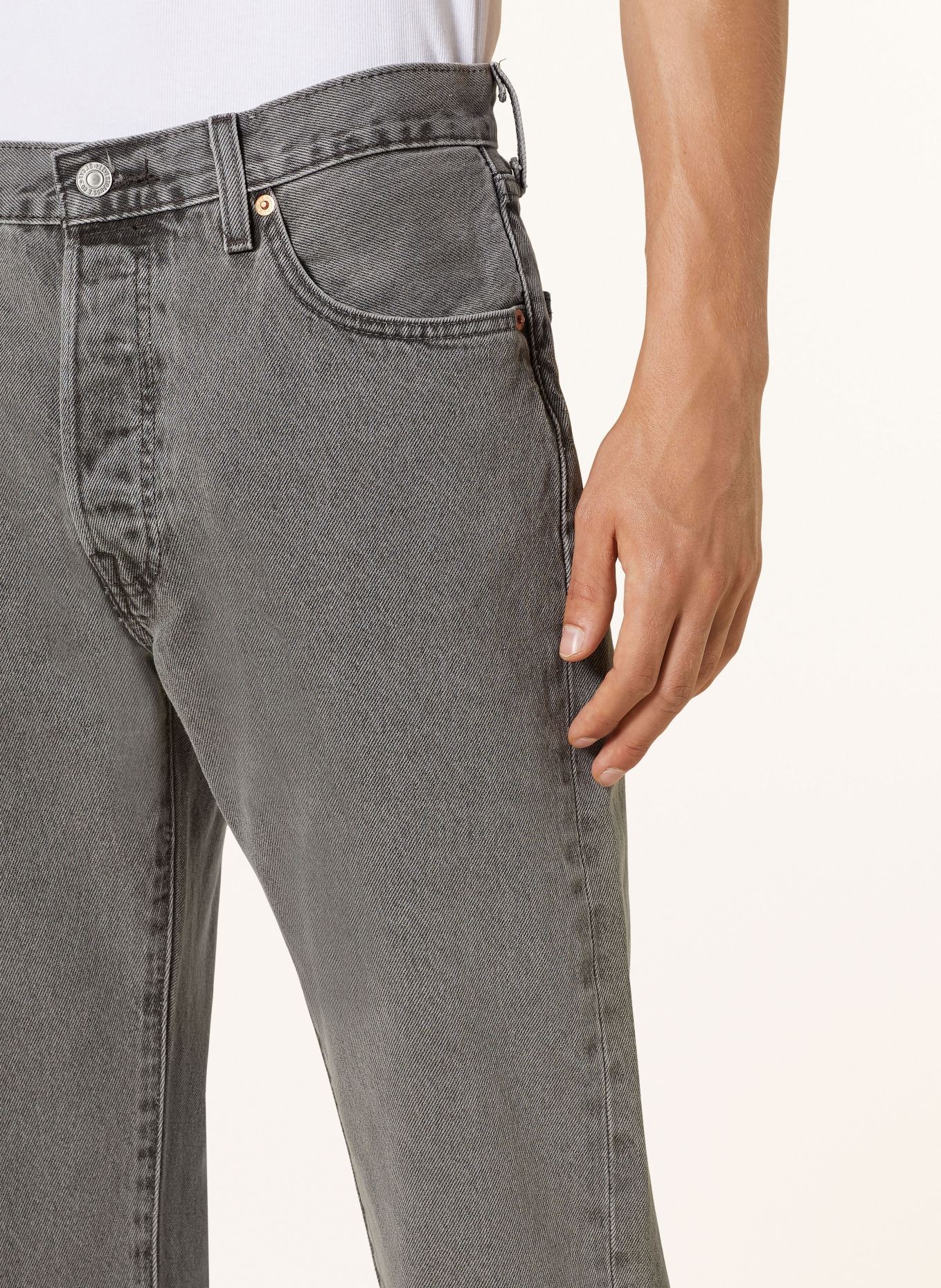 Levi's® Jeans 501 ORIGINAL Straight Fit, Farbe: 96 Greys (Bild 5)