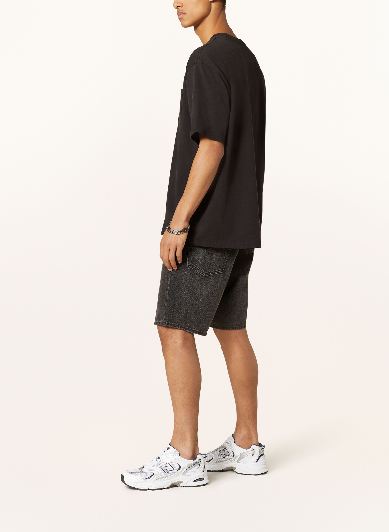 Levi's® Denim shorts 468 loose fit, Color: 06 Blacks (Image 4)