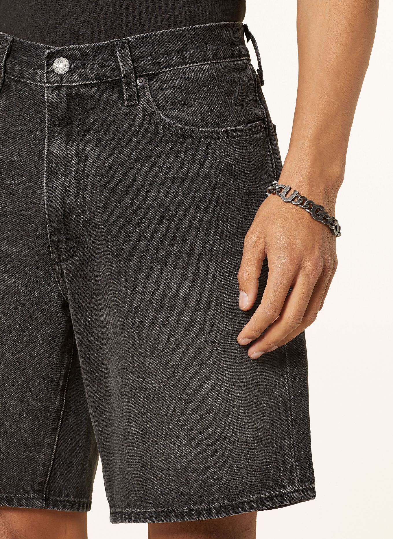 Levi's® Szorty jeansowe 468 loose fit, Kolor: 06 Blacks (Obrazek 5)