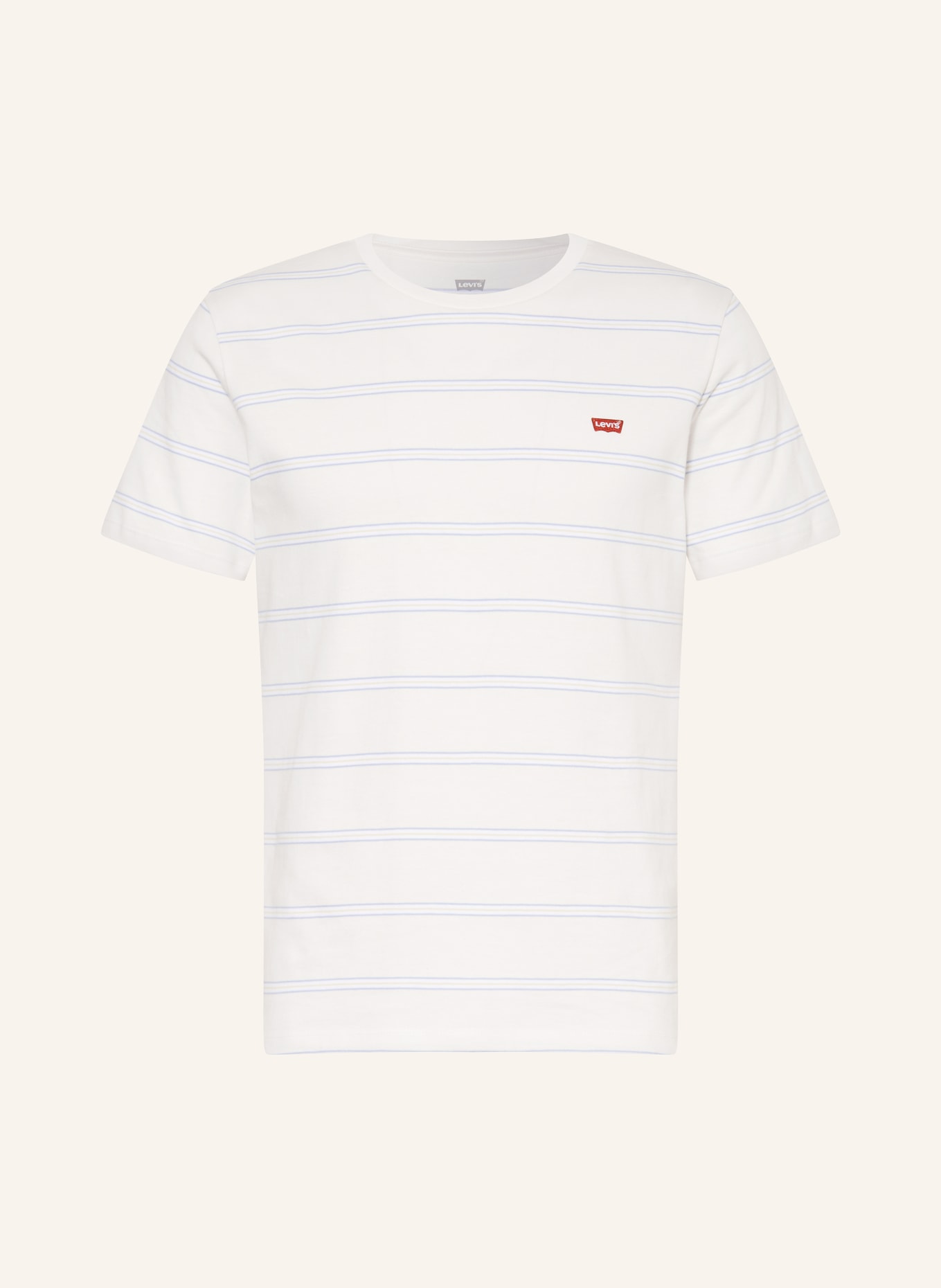 Levi's® T-shirt ORIGINAL, Color: WHITE/ LIGHT BLUE/ YELLOW (Image 1)