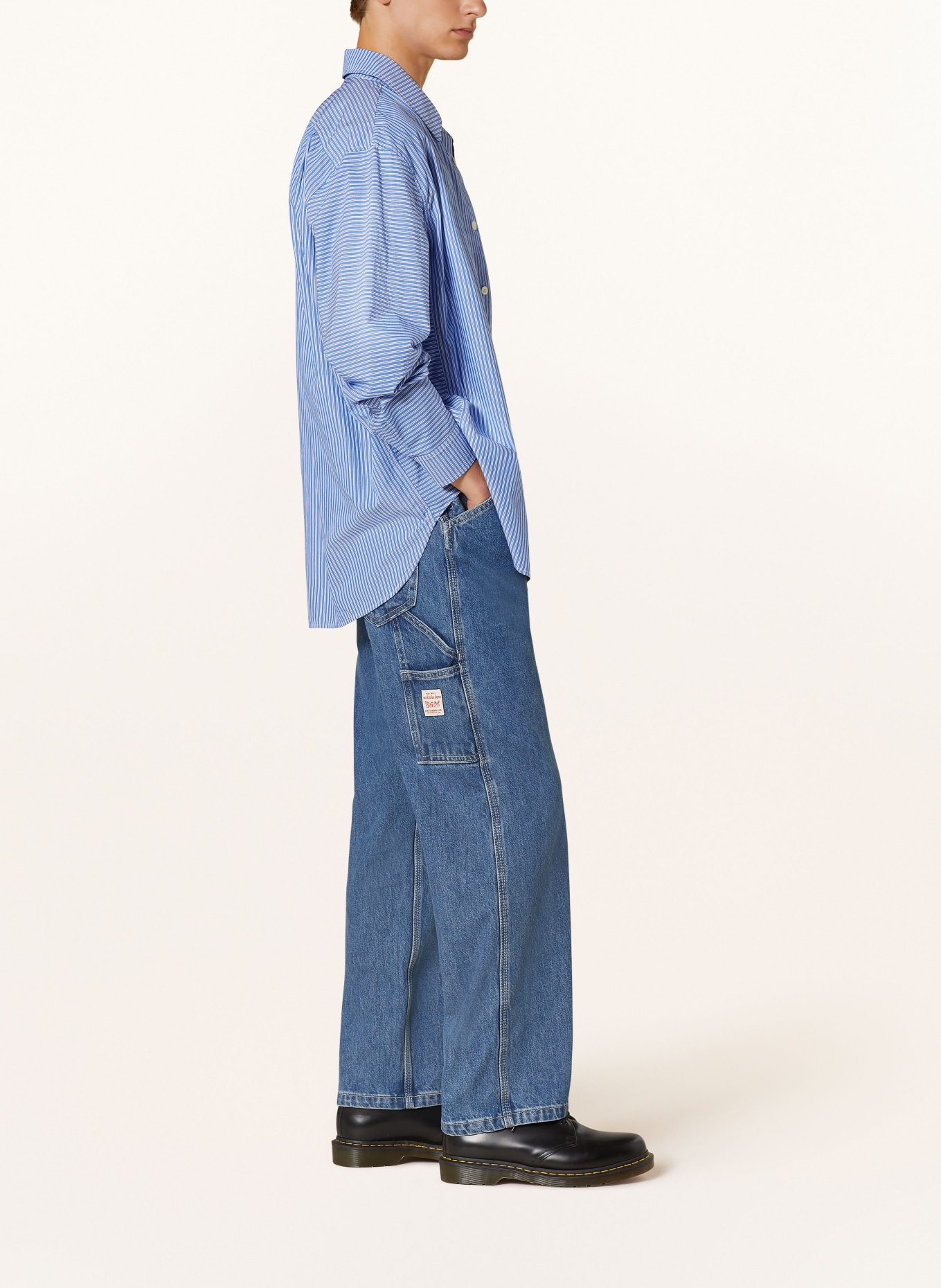 Levi's® Jeansy bojówki 568 LOOSE STRAIGHT CARPENTER straight fit, Kolor: 33 Med Indigo - Flat Finish (Obrazek 4)
