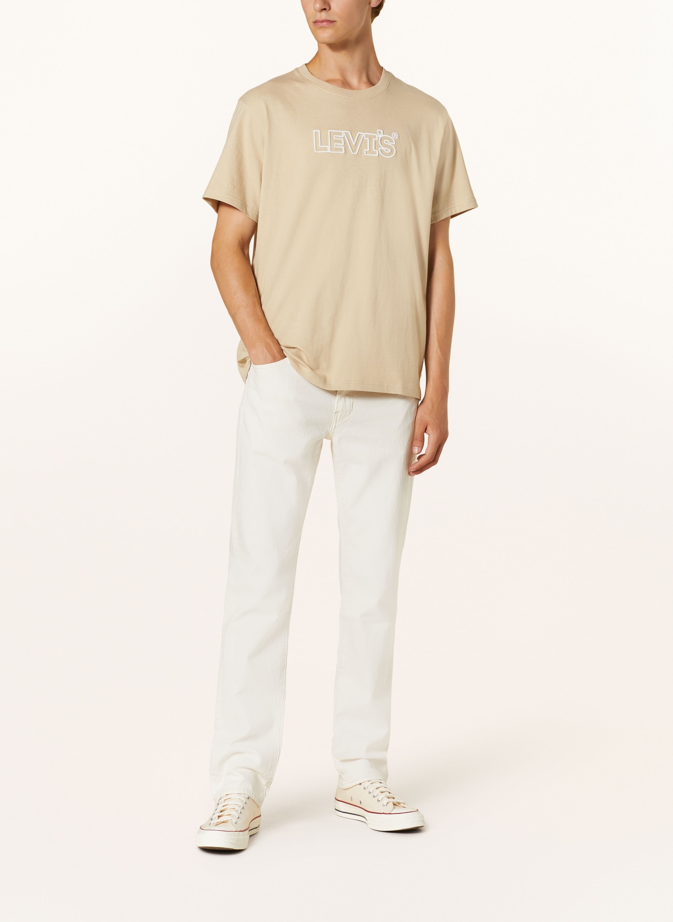 Levi's® T-shirt, Color: BEIGE (Image 2)