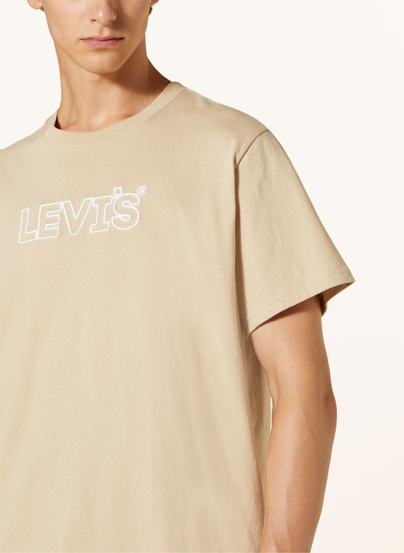 Levi's® T-shirt, Color: BEIGE (Image 4)