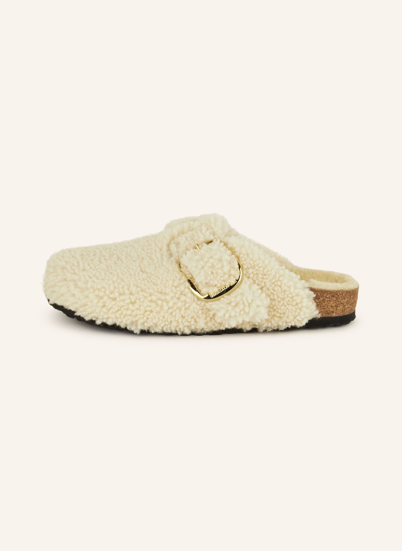 BIRKENSTOCK Slides BOSTON BIG BUCKLE, Color: ECRU (Image 4)