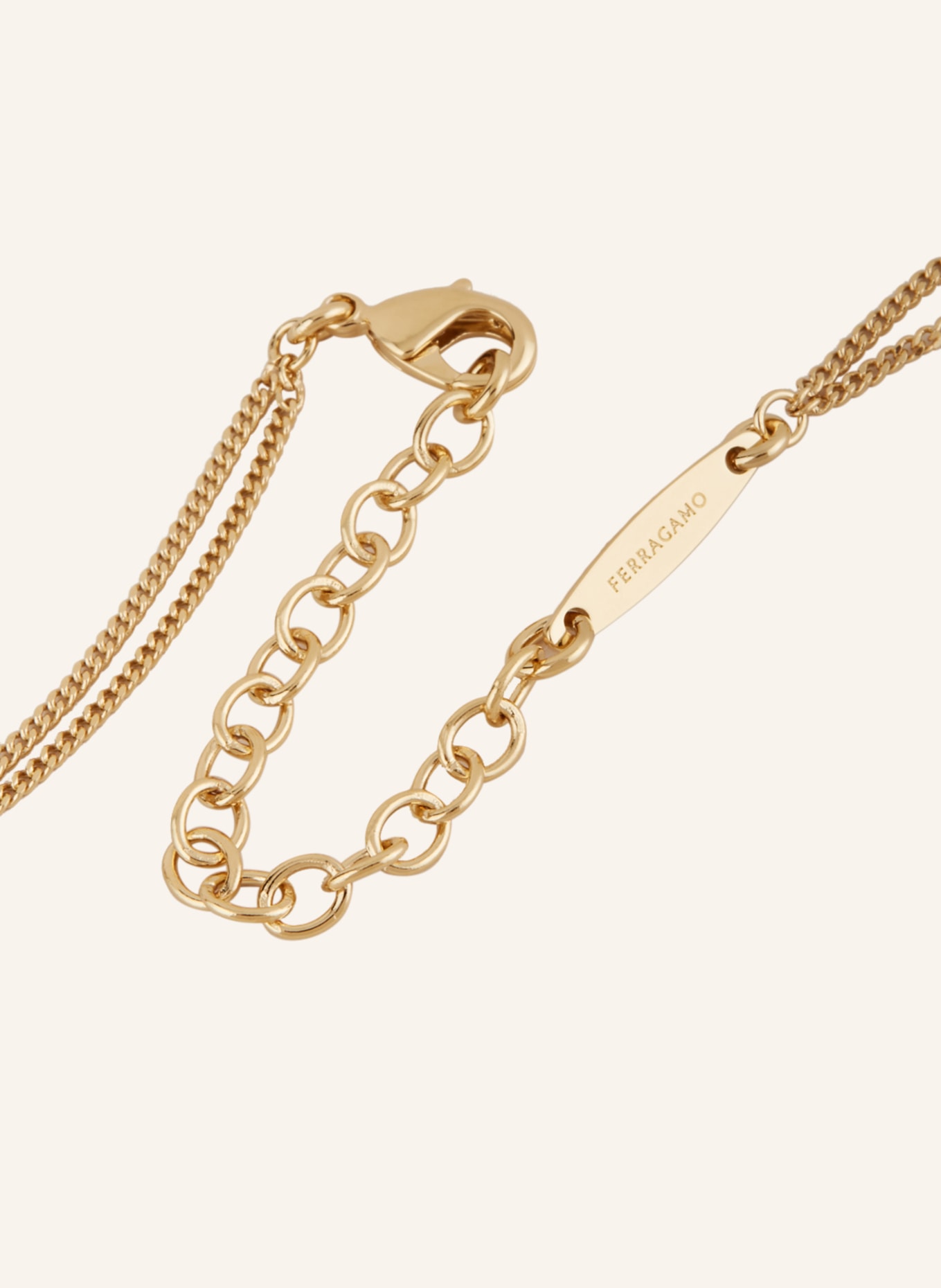 FERRAGAMO Halskette GANCIO, Farbe: GOLD/ WEISS (Bild 2)