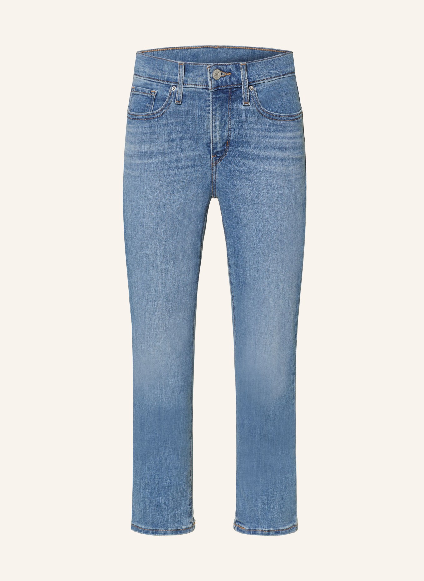 Levi's® 3/4 jeans, Color: 15 Light Indigo - Worn In (Image 1)