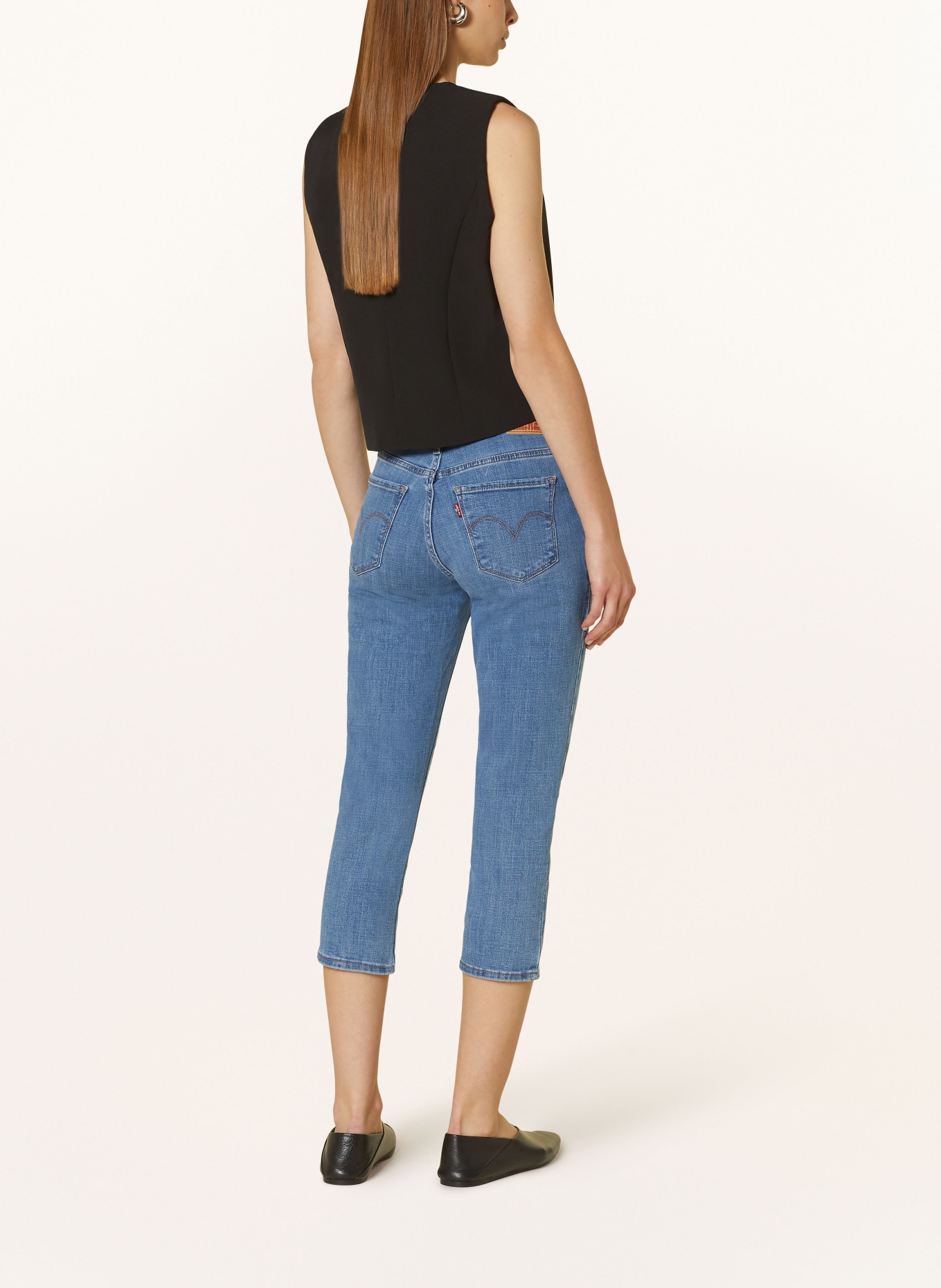 Levi's® 3/4 jeans, Color: 15 Light Indigo - Worn In (Image 3)