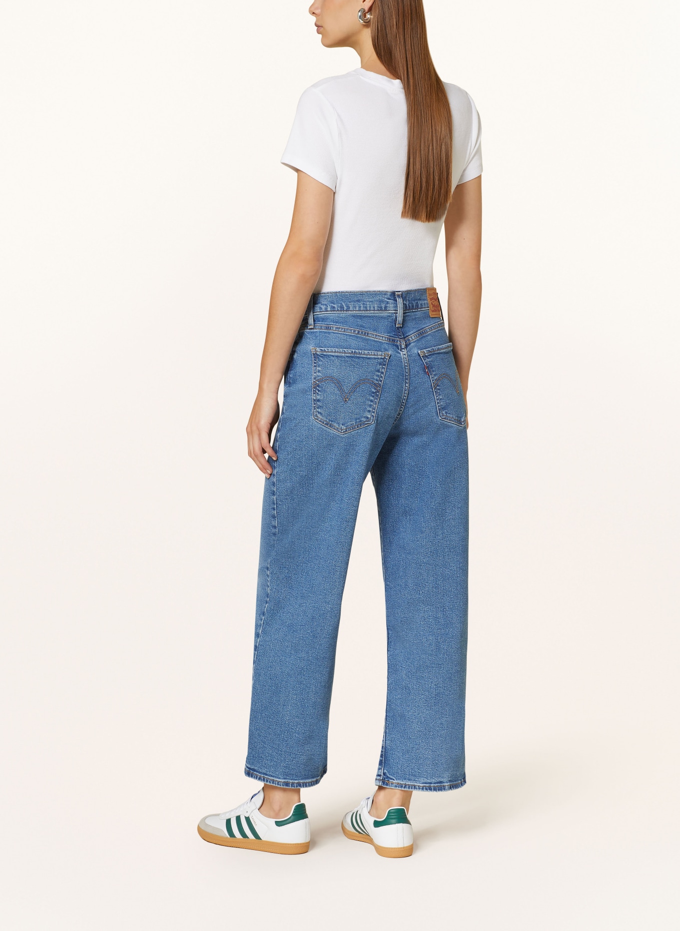 Levi's® Jeans-Culotte HIGH-RISE WIDE LEG, Farbe: 18 Med Indigo - Worn In (Bild 3)