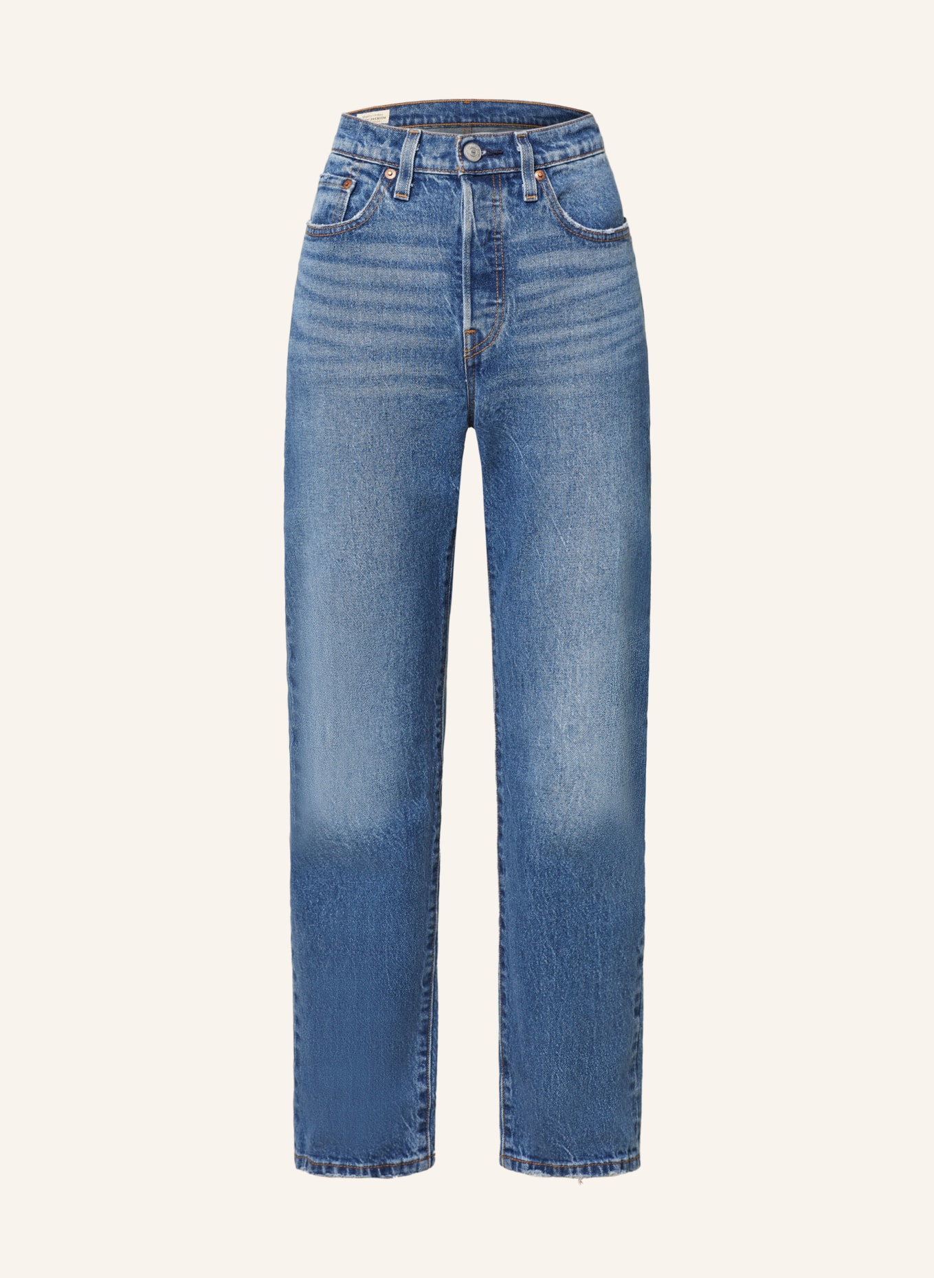 Levi's® Straight jeans 501, Color: 42 Med Indigo - Worn In (Image 1)