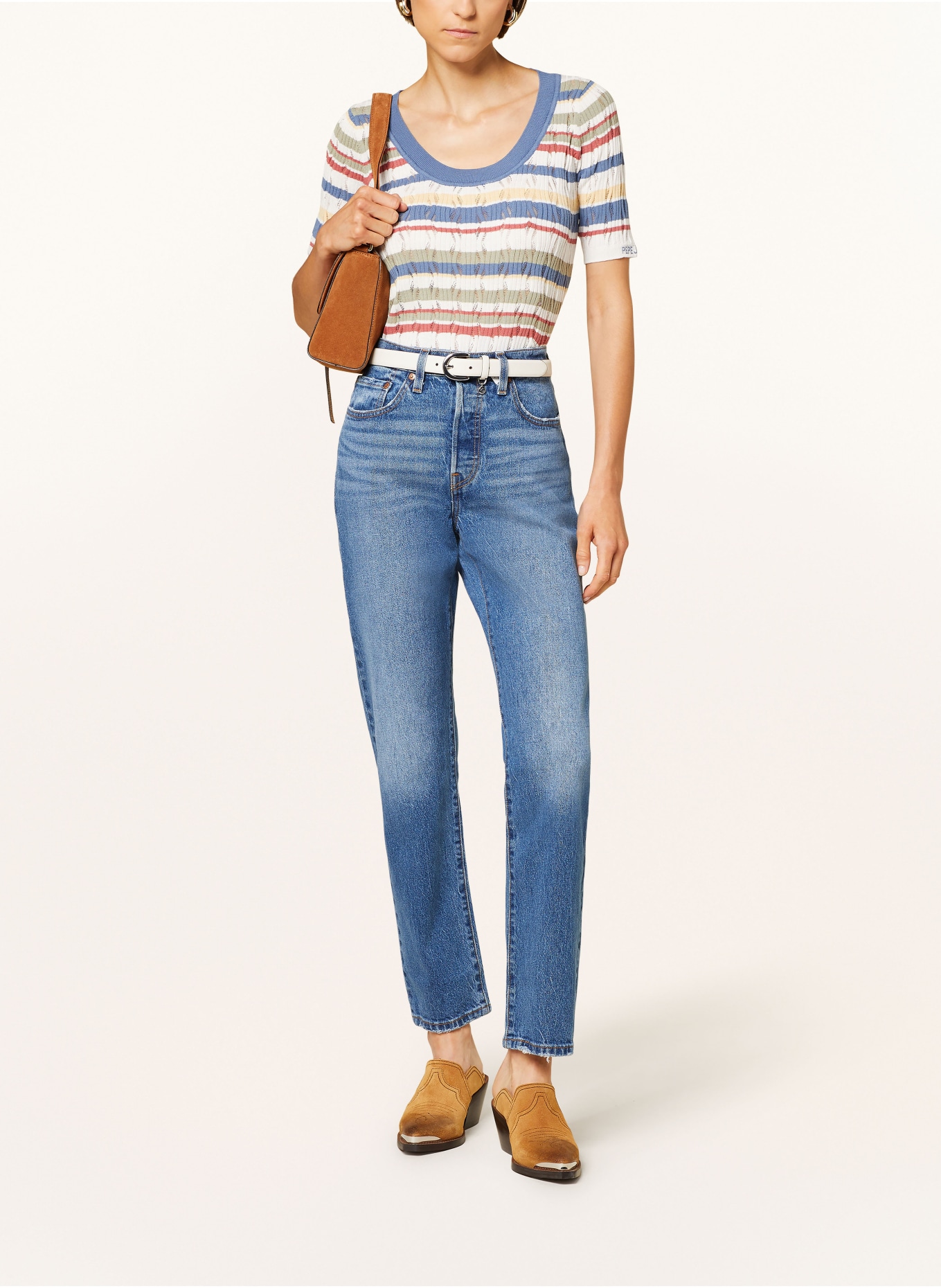 Levi's® Straight jeans 501, Color: 42 Med Indigo - Worn In (Image 2)