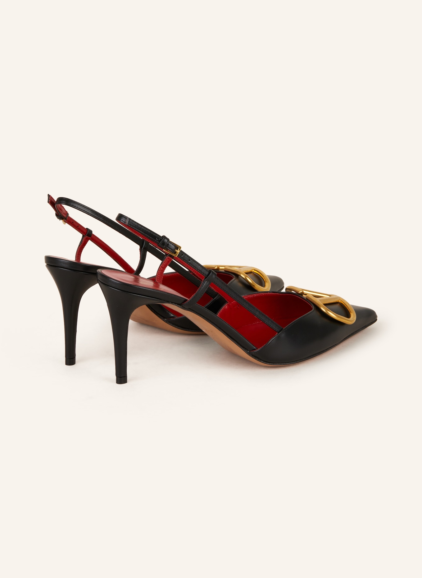 VALENTINO GARAVANI Slingpumps VLOGO SIGNATURE, Farbe: SCHWARZ (Bild 2)