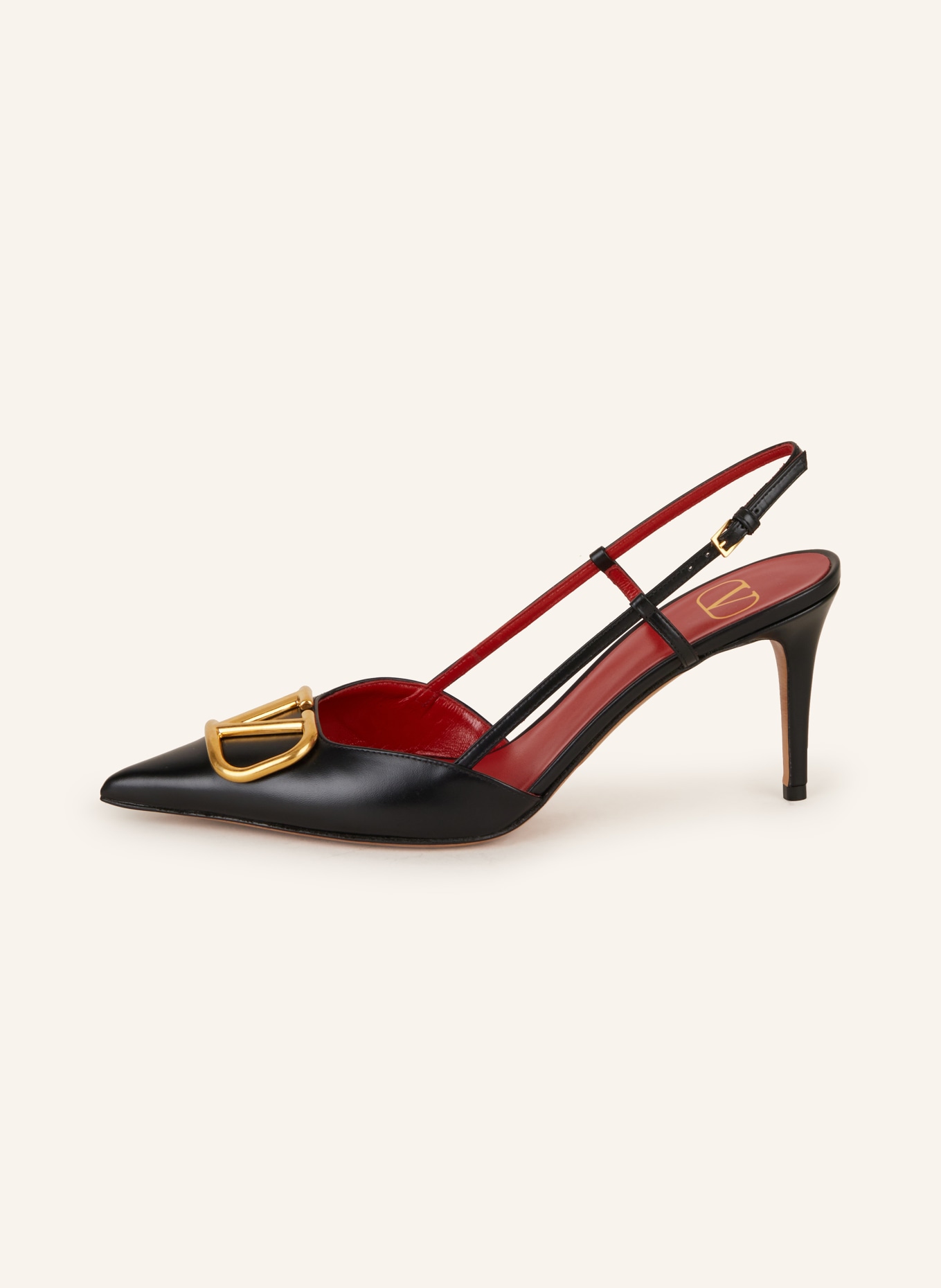 VALENTINO GARAVANI Slingpumps VLOGO SIGNATURE, Farbe: SCHWARZ (Bild 4)