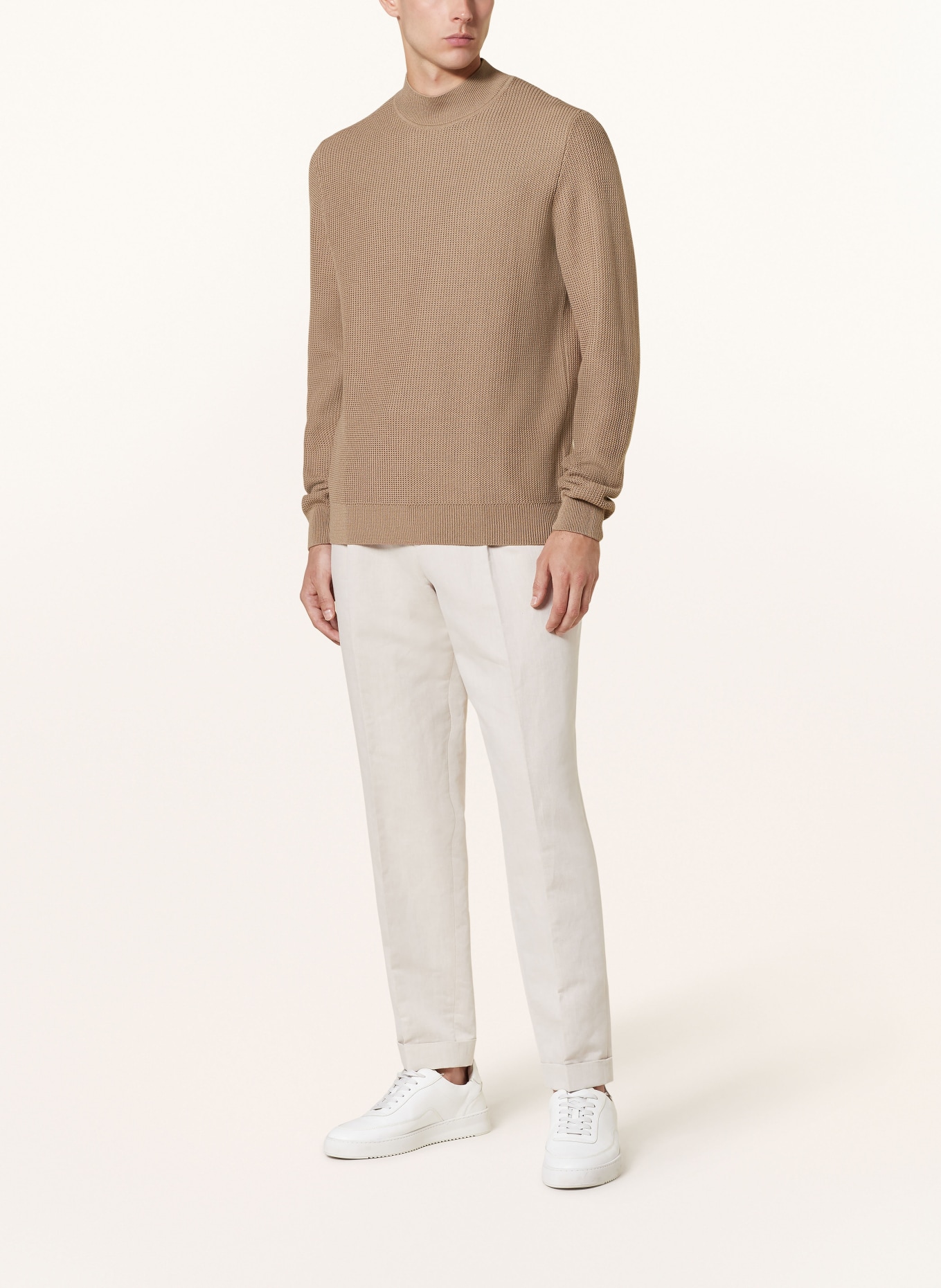 BOSS Pullover DERANO, Farbe: BEIGE (Bild 2)